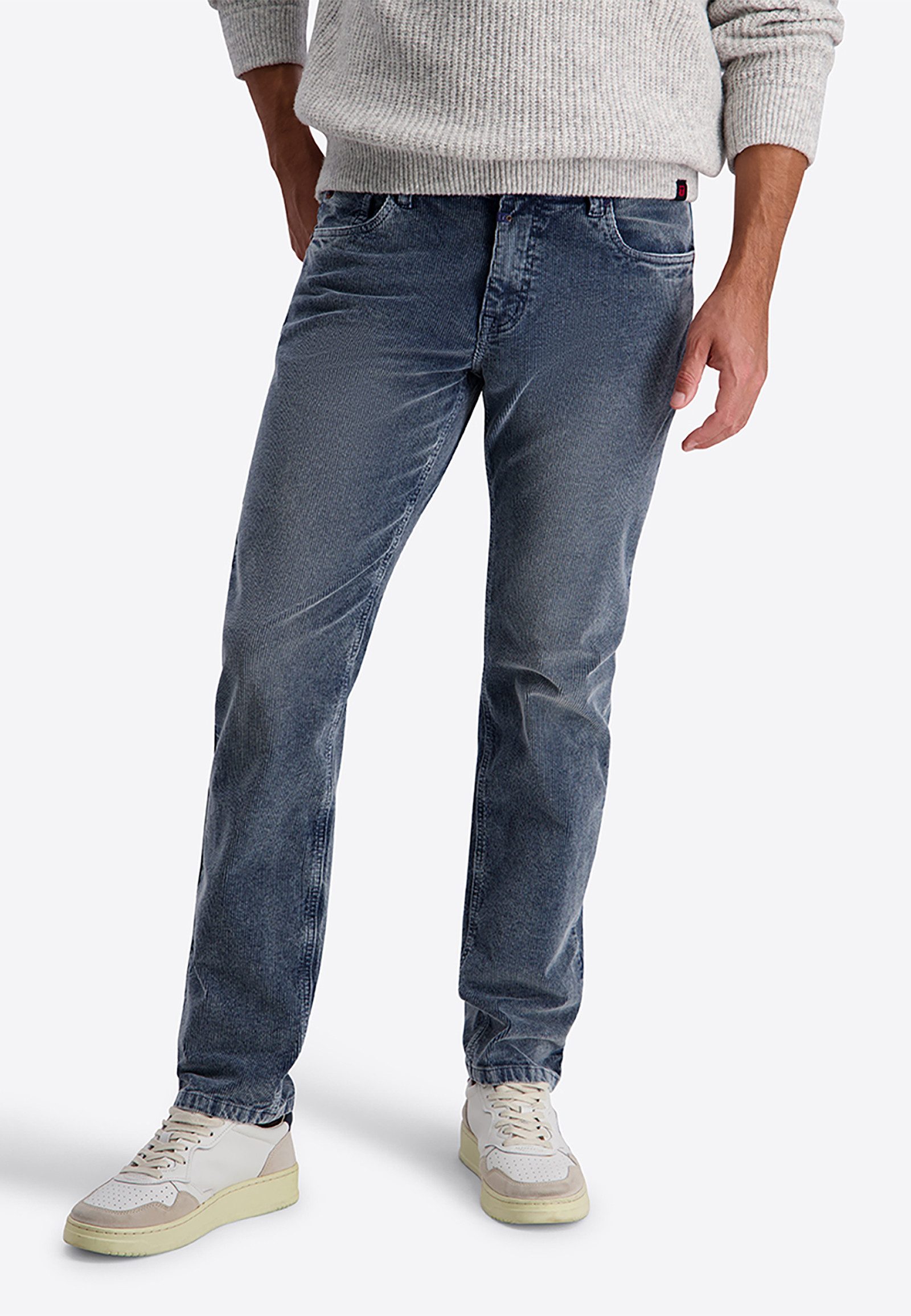 TIMEZONE Slim-fit-Jeans Slim Fit Normale Bundhöhe Verjüngtes für Herren (1-tlg) Baumwolle, Münzfach, Zip-Fly, Eingrifftaschen, Helle Waschung