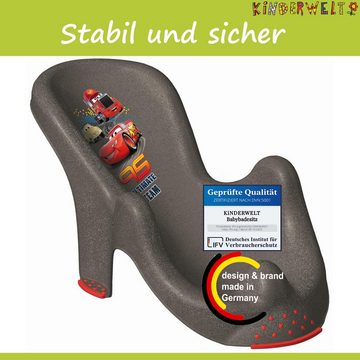 KiNDERWELT Badesitz Anatomischer Premium Babybadesitz Disney Cars metallic