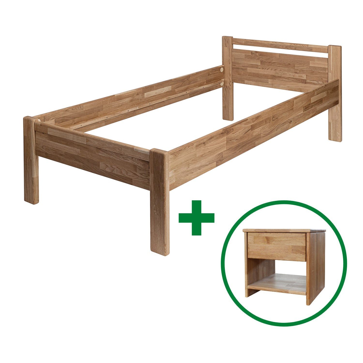 Krok Wood Massivholzbett Seniorenbett SiSi aus günstig online kaufen