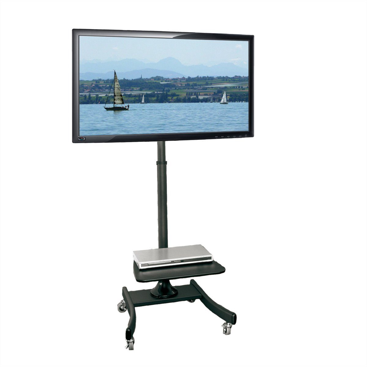 bis TV-Ständer bis schwarz, LCD-/TV-Rollständer, 47) VALUE (27" 35kg