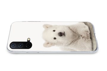 MuchoWow Handyhülle Eisbär - Tiere - Kinder - Weiß - Jungen - Mädchen, Phone Case, Handyhülle OnePlus Nord CE 5G, Silikon, Schutzhülle