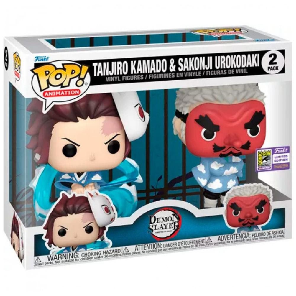 Funko Sammelfigur POP pack 2 figures Demon Slayer Kimetsu no Yaiba Tanjiro Kamado & Sako