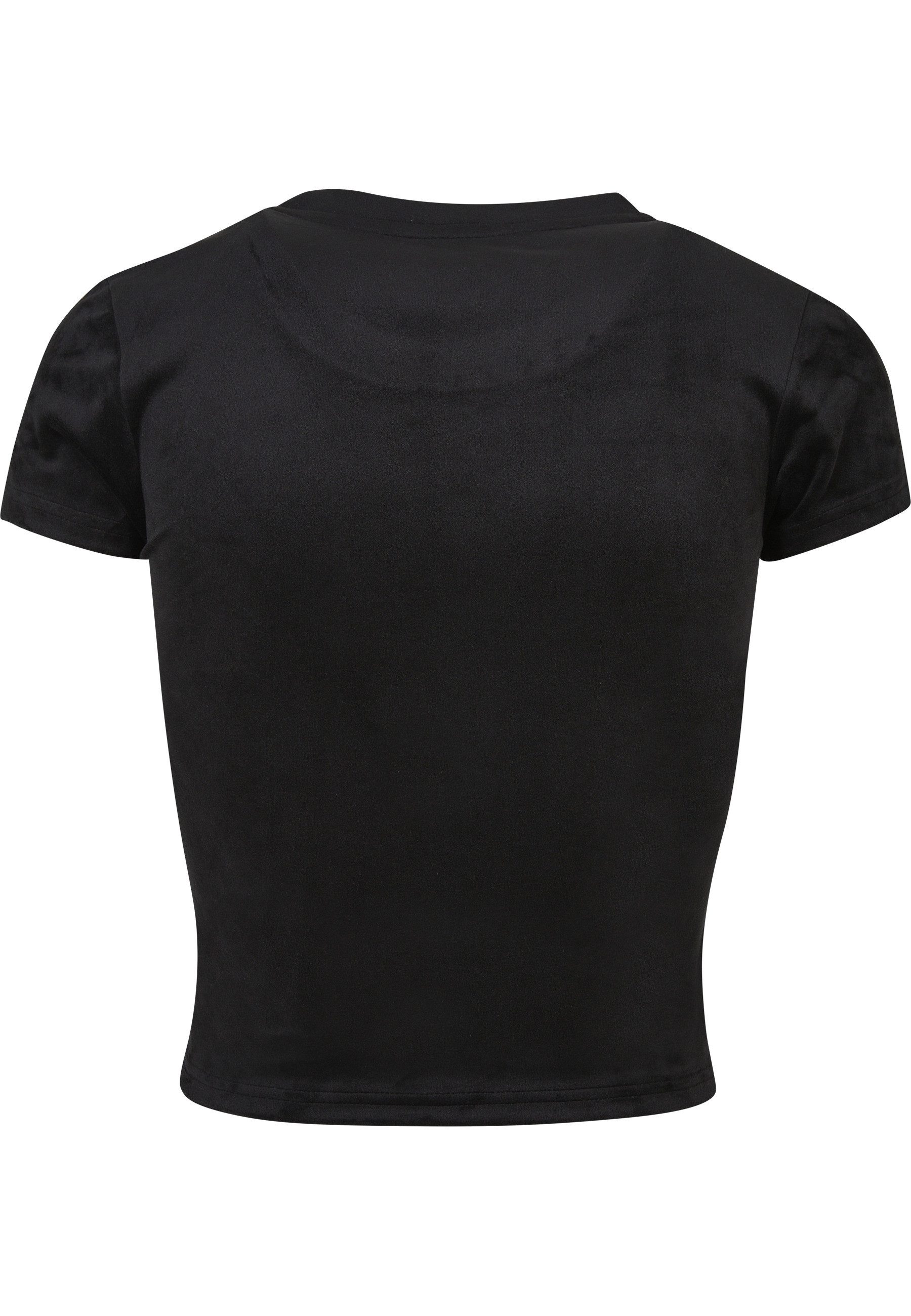 URBAN CLASSICS Kurzarmshirt Urban Classics Damen Ladies Short Velvet Tee (1 günstig online kaufen