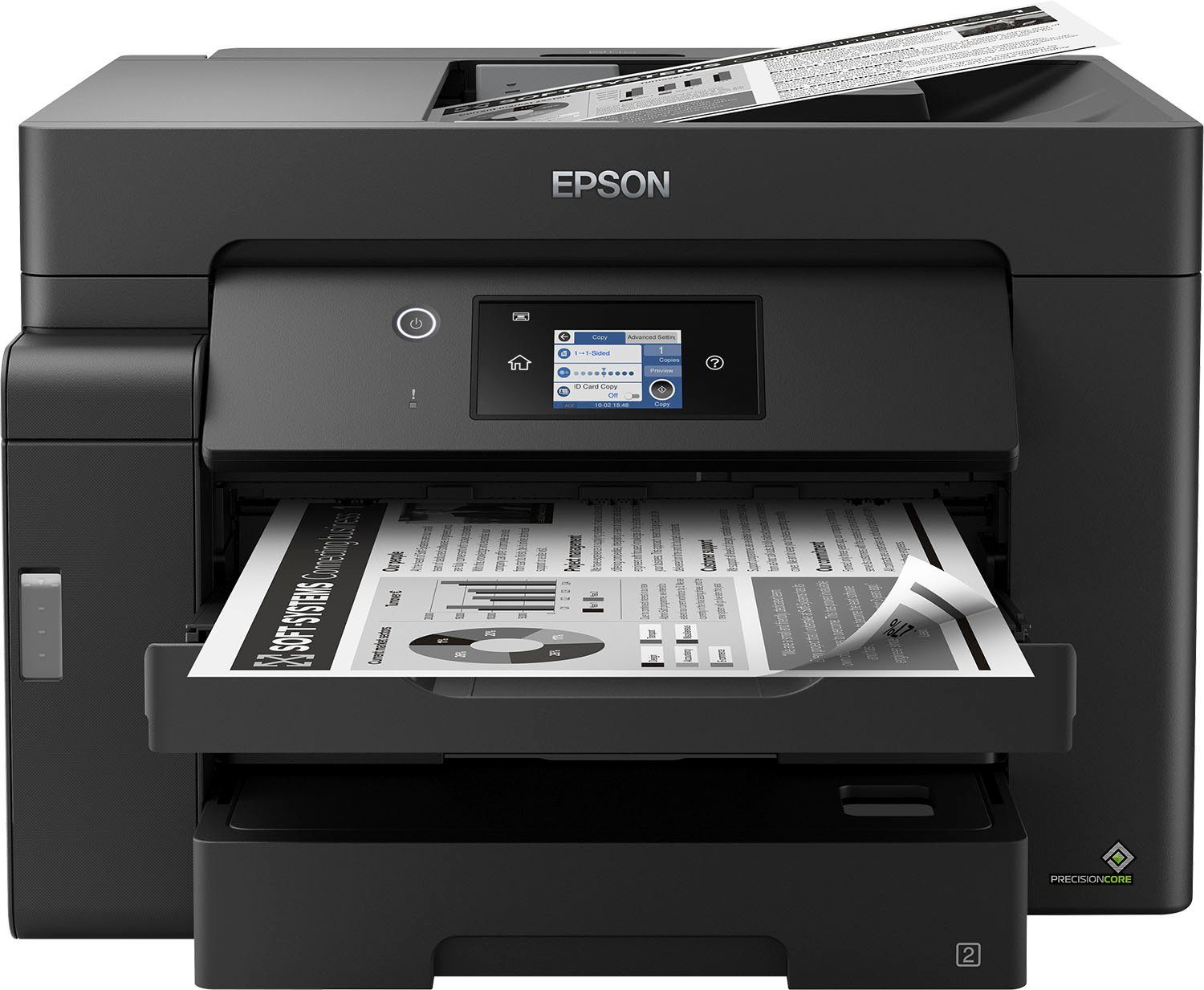 Epson Monodrucker EcoTank ET-M16600 Multifunktionsdrucker, (LAN (Ethernet), WLAN (Wi-Fi), Schneller DIN-A3-Multifunktionsdrucker, extrem kostengünstiger Druck)