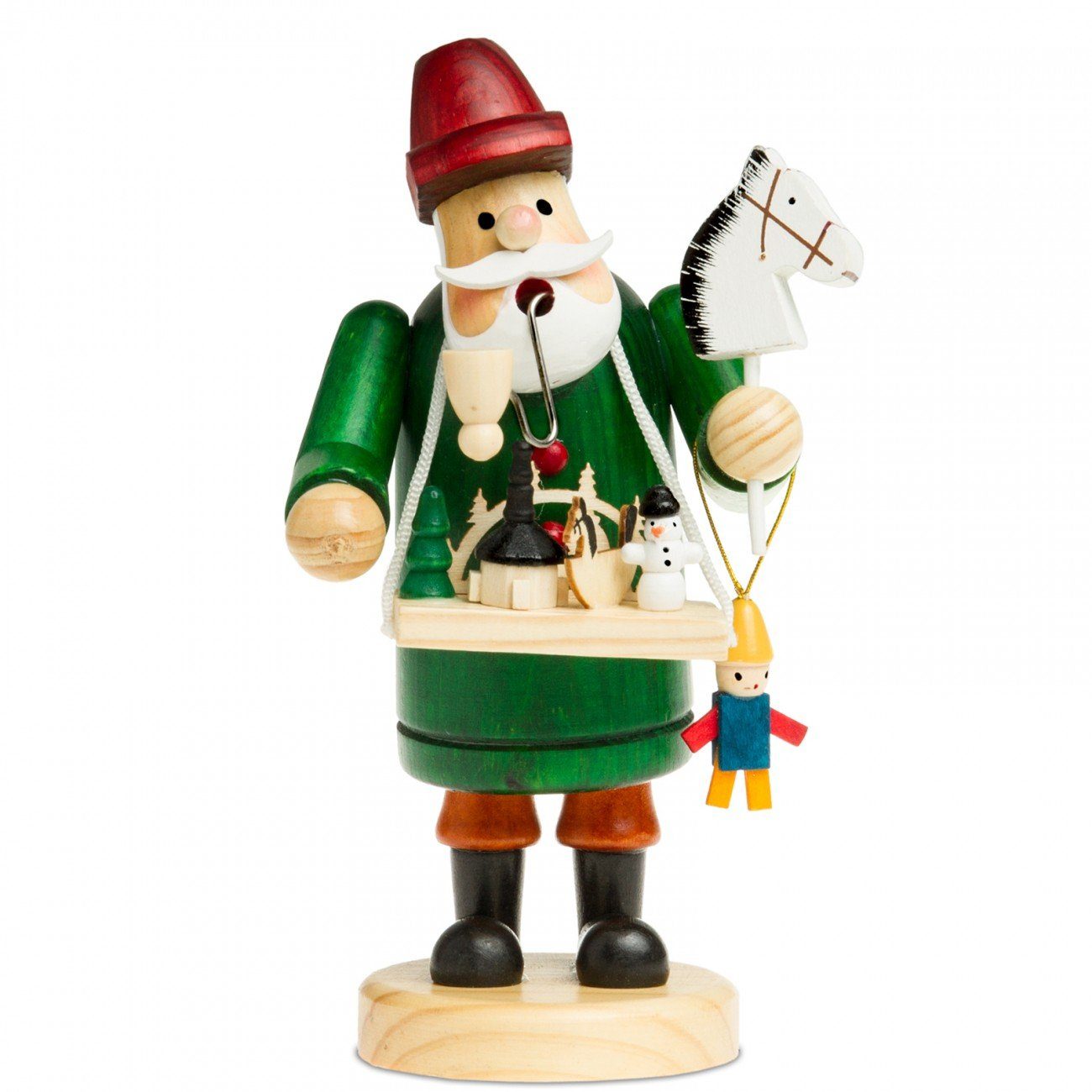 SIKORA Weihnachtsfigur RM-A Räuchermännchen aus Holz günstig online kaufen
