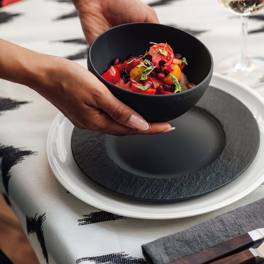 Villeroy & Boch Speiseteller Artesano Speiseteller, (1 St), Premium Porcelain, mikrow.- & spülm.sicher, Made in Germany