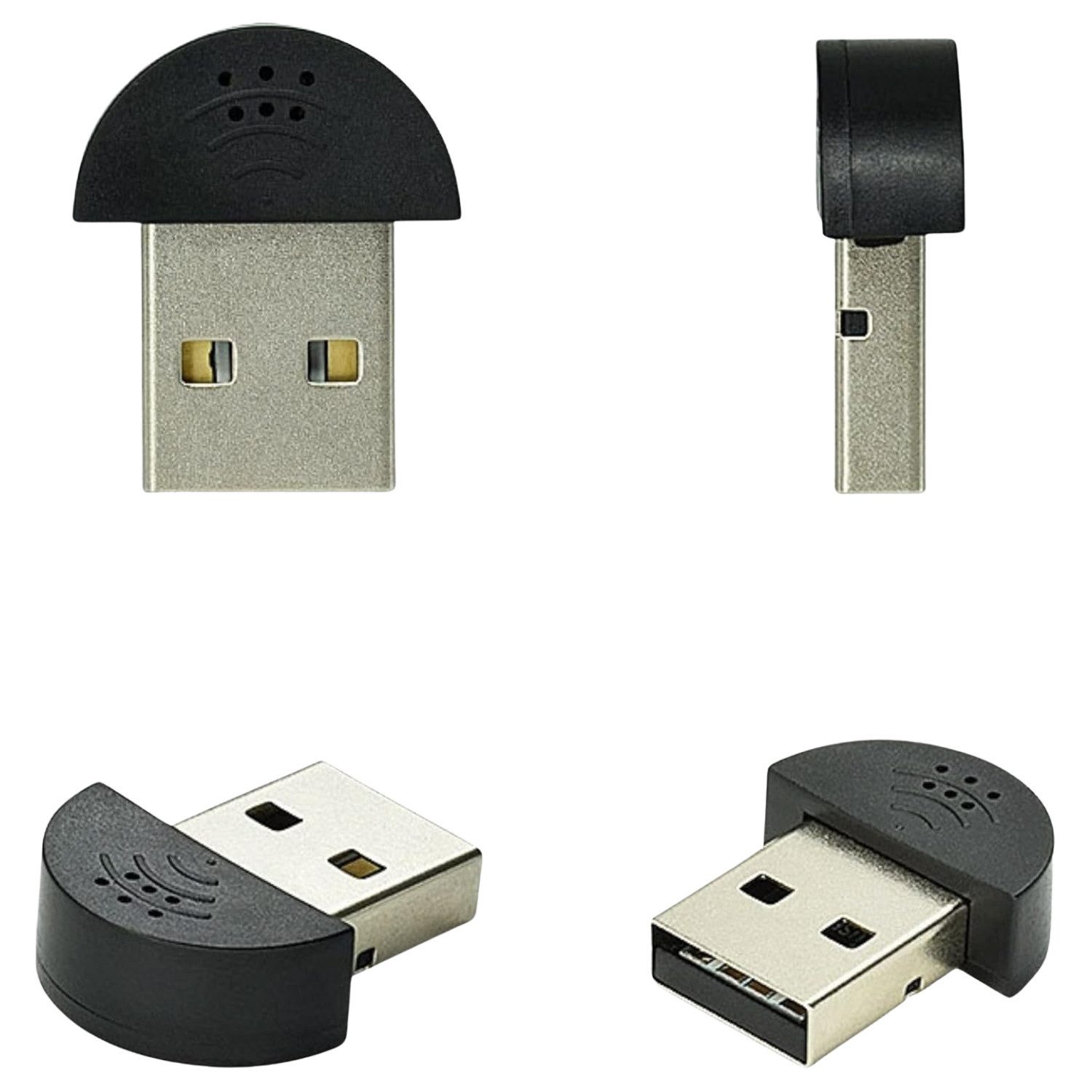 Bolwins Mikrofon Q71 USB Mikrofon für Windows PC Mac Linux Voice Recording Chat Skype (Packung, 1-tlg), Rauschunterdrückung, kompakte Bauform, Plug & Play