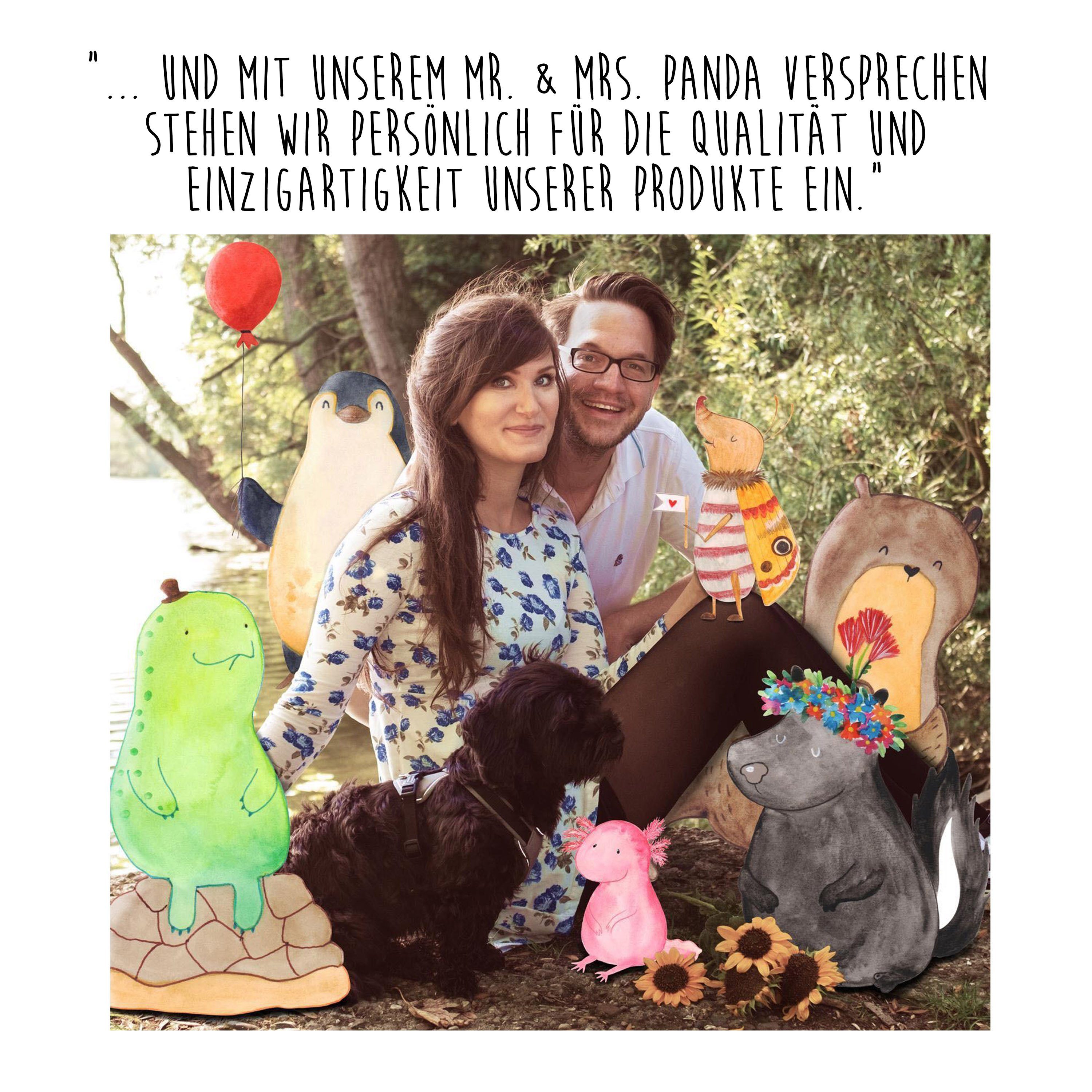 Mr. & Mrs. Lieblingstochter, Opa, & W Fuchs Kind Panda - Pastell Mama Kulturbeutel (1-tlg) Geschenk, Gelb 