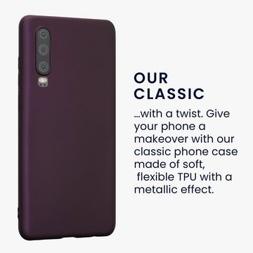 kwmobile Handyhülle Case für Huawei P30, Hülle Silikon metallisch schimmernd - Handyhülle Cover