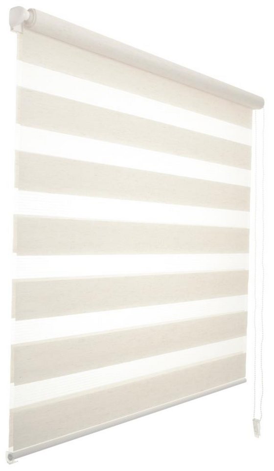 Doppelrollo Duo-Doppelrollo KLEMMFIX, DécoProfi, Lichtschutz, mit Bohren/ohne Bohren, Fenster- oder Wandmontage