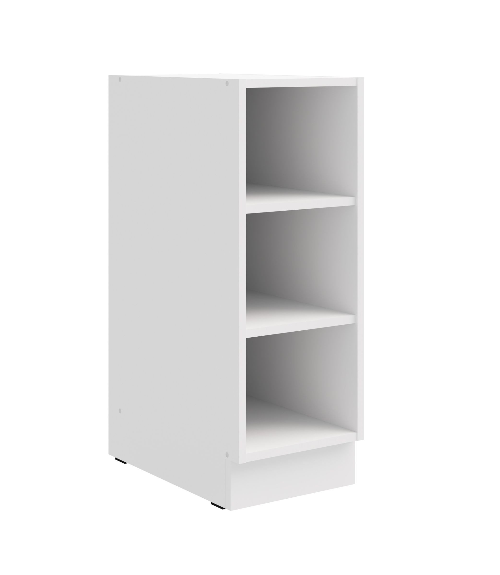 Küchen-Preisbombe Unterschrank Regal 30 cm Weiß günstig online kaufen
