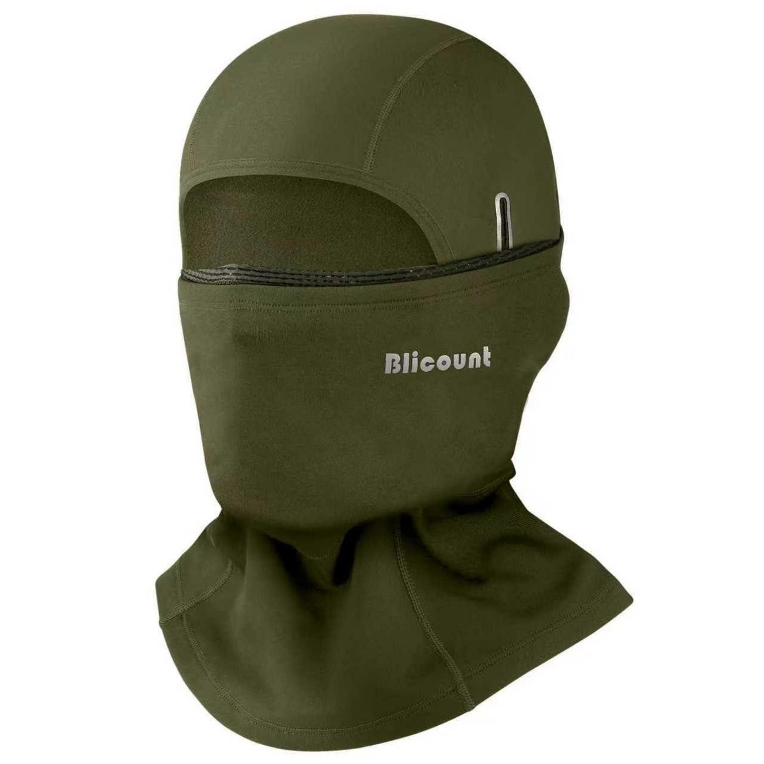 Sturmhaube Sturmhaube Herren Damen Winddicht Atmungsaktiv Ski Motorrad Grün