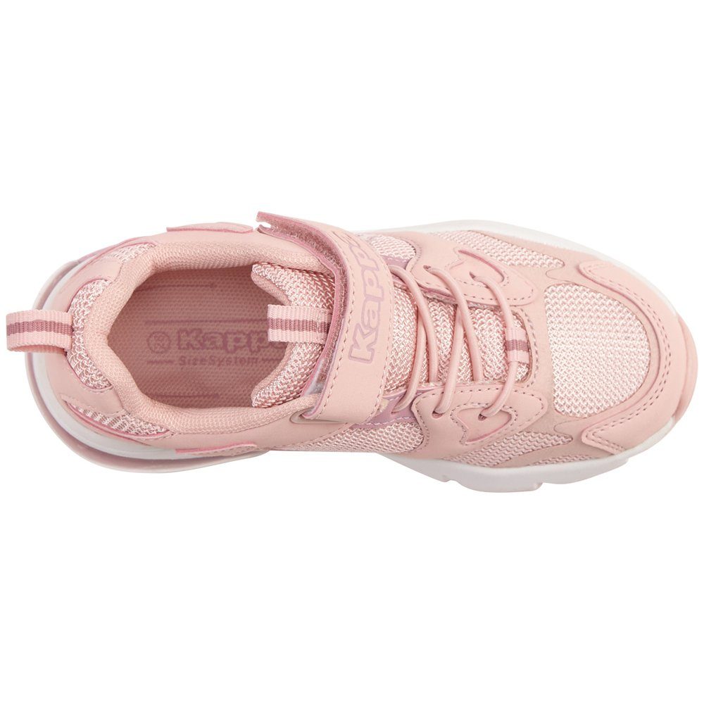 kinderfußgerechter Kappa Passform rosé-lila Sneaker in