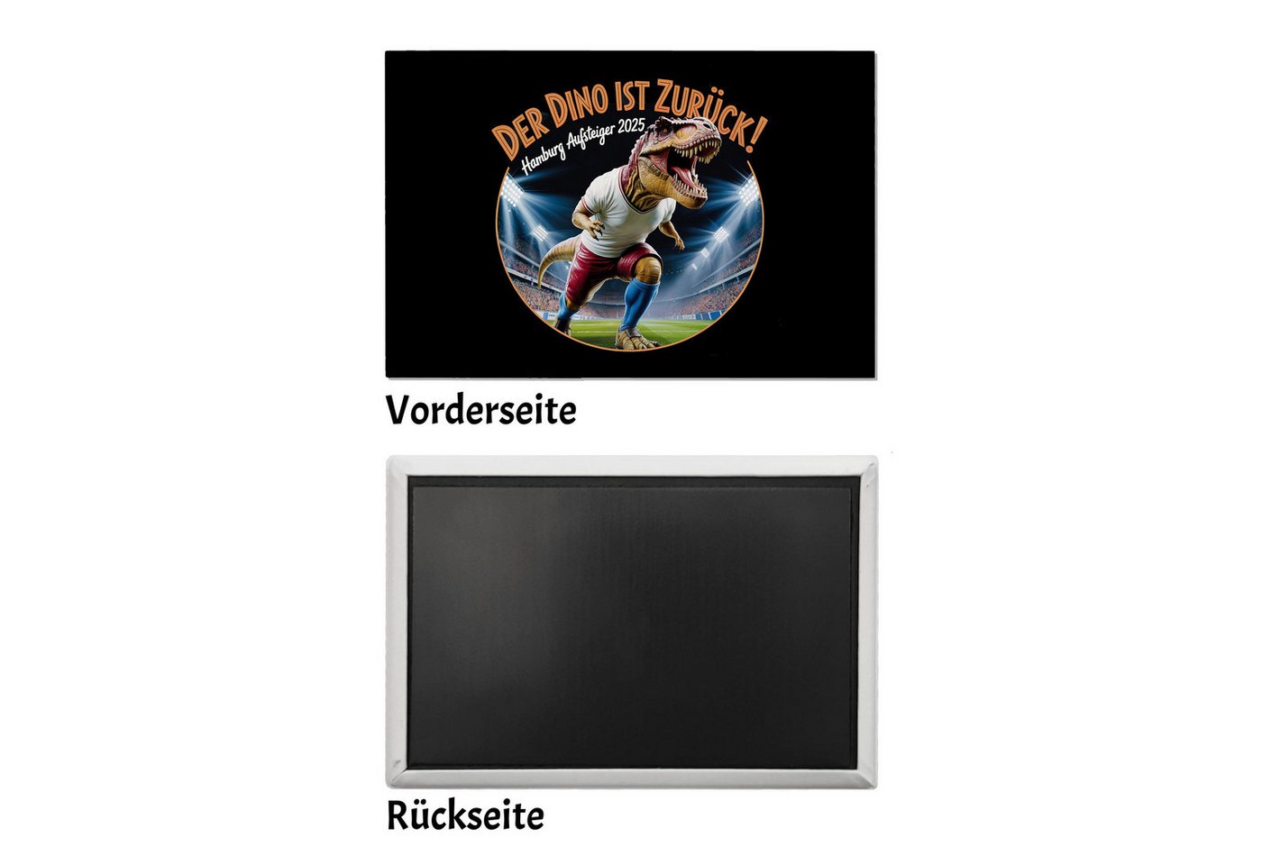 Thumbnail - speecheese Magnet Hamburg Aufsteiger 2025 Souvenir Magnet DER DINO IST ZURÜCK!