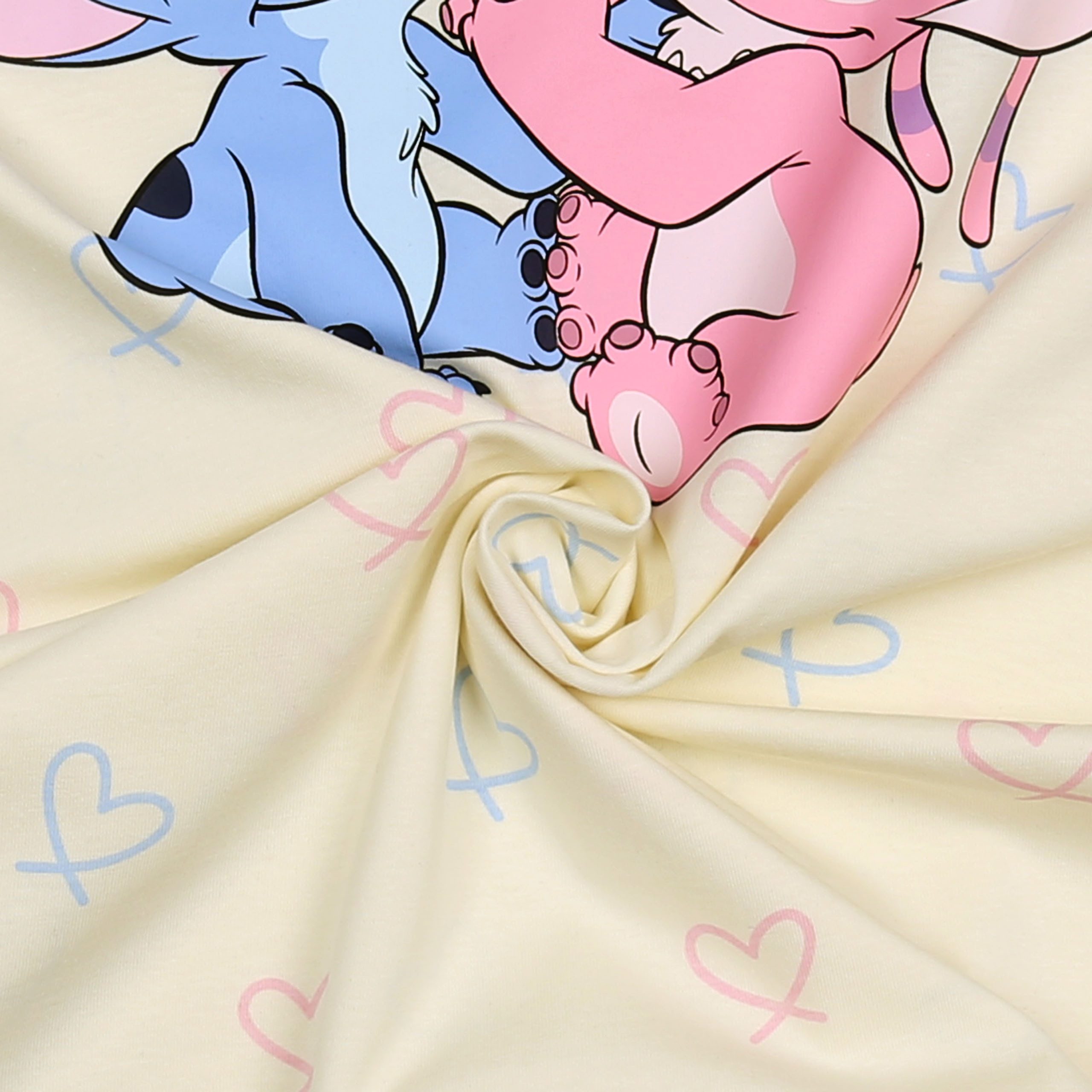 Nachthemd DISNEY Stitch & Angel Nachthemd – Baumwoll-Schlafshirt, Größe S