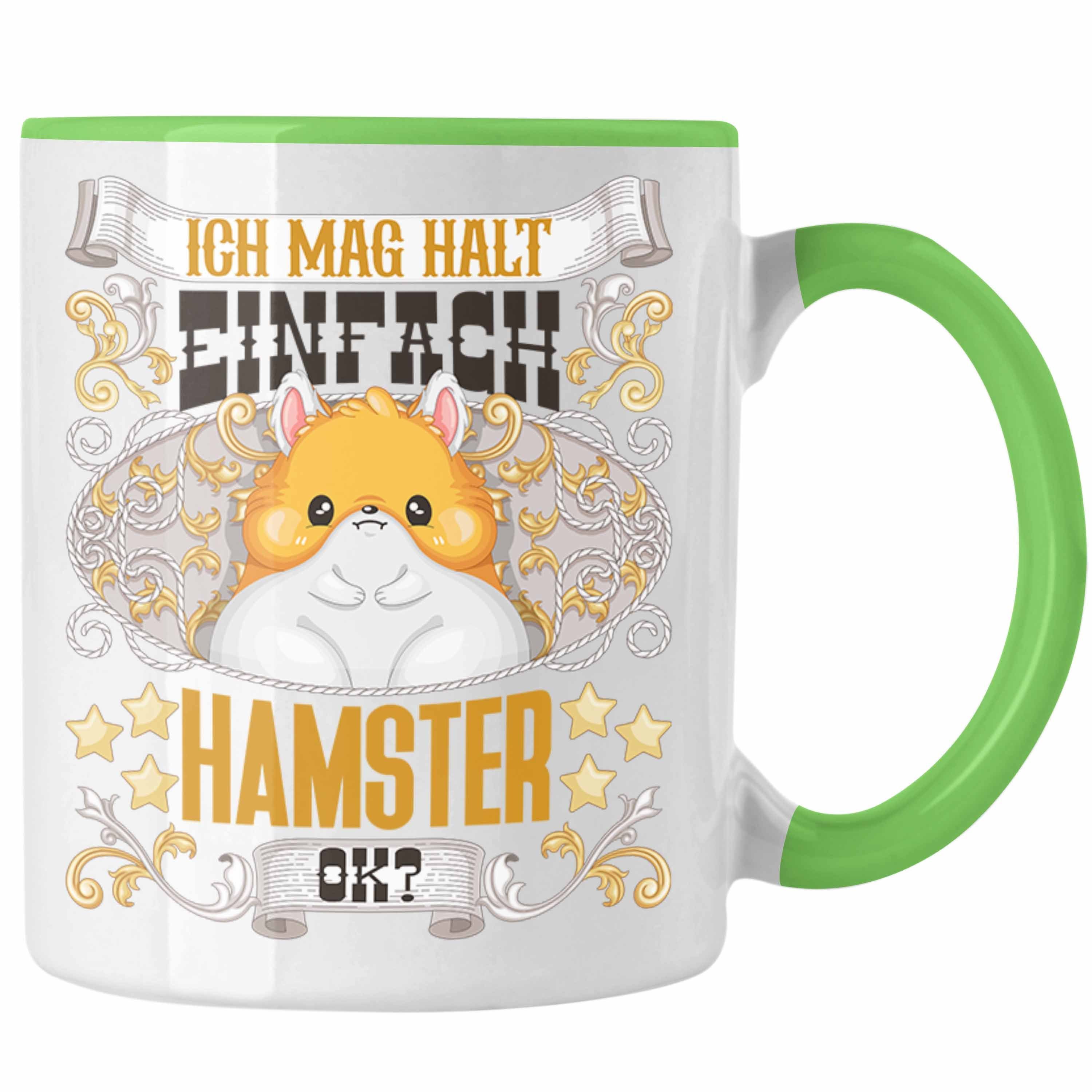 Hamster Trendation Tasse Geschenk Trendation Spruch Geschenkid Grün Besitzer - Tasse Hamster