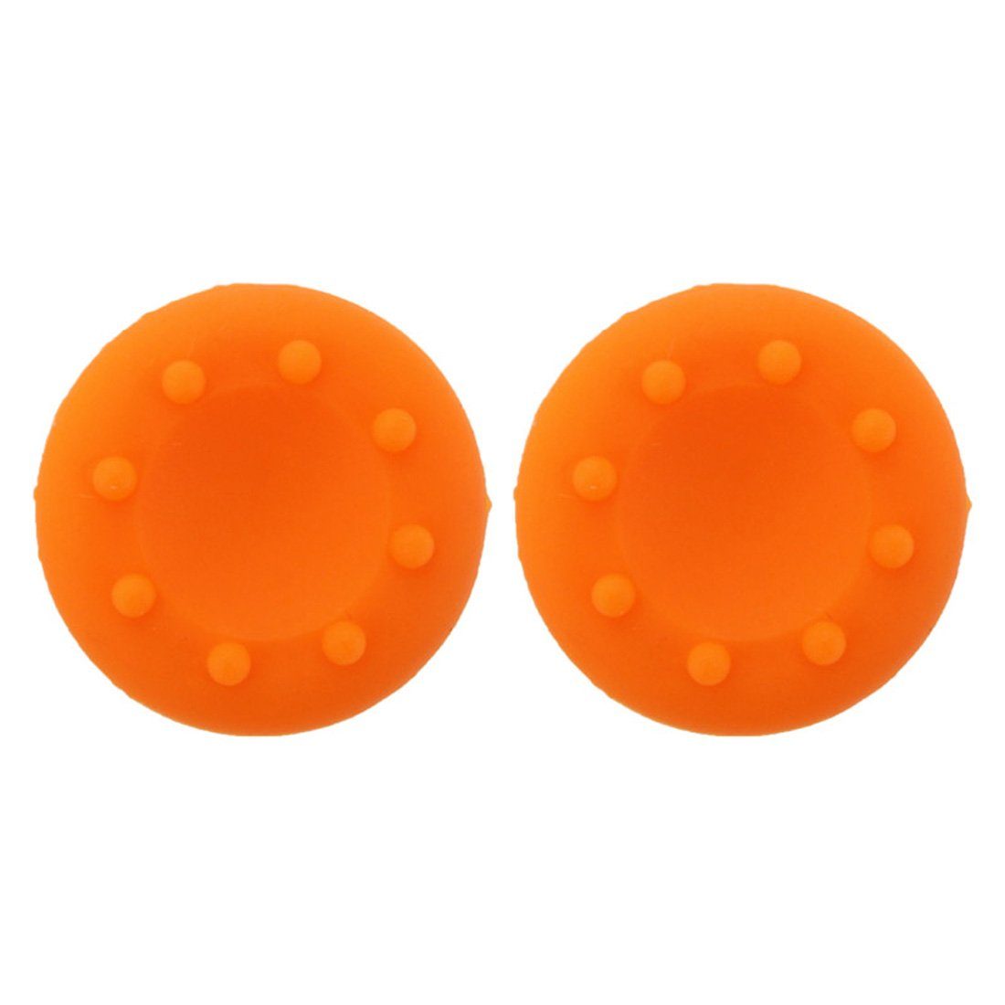 wortek Thumb Grips Controller Aufsätze, 2er Set Gaming-Controller (2er Set, genoppte Silikonkappen Grip Cap Joystick Schutz Aufsatz Silikon Kappen)