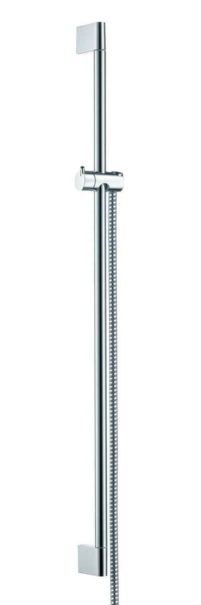 hansgrohe Duschstange, Unica Crometta, 27614000, Chrom, Metall, 90 cm Länge, mit Gleiter und Brauseschlauch, 208451