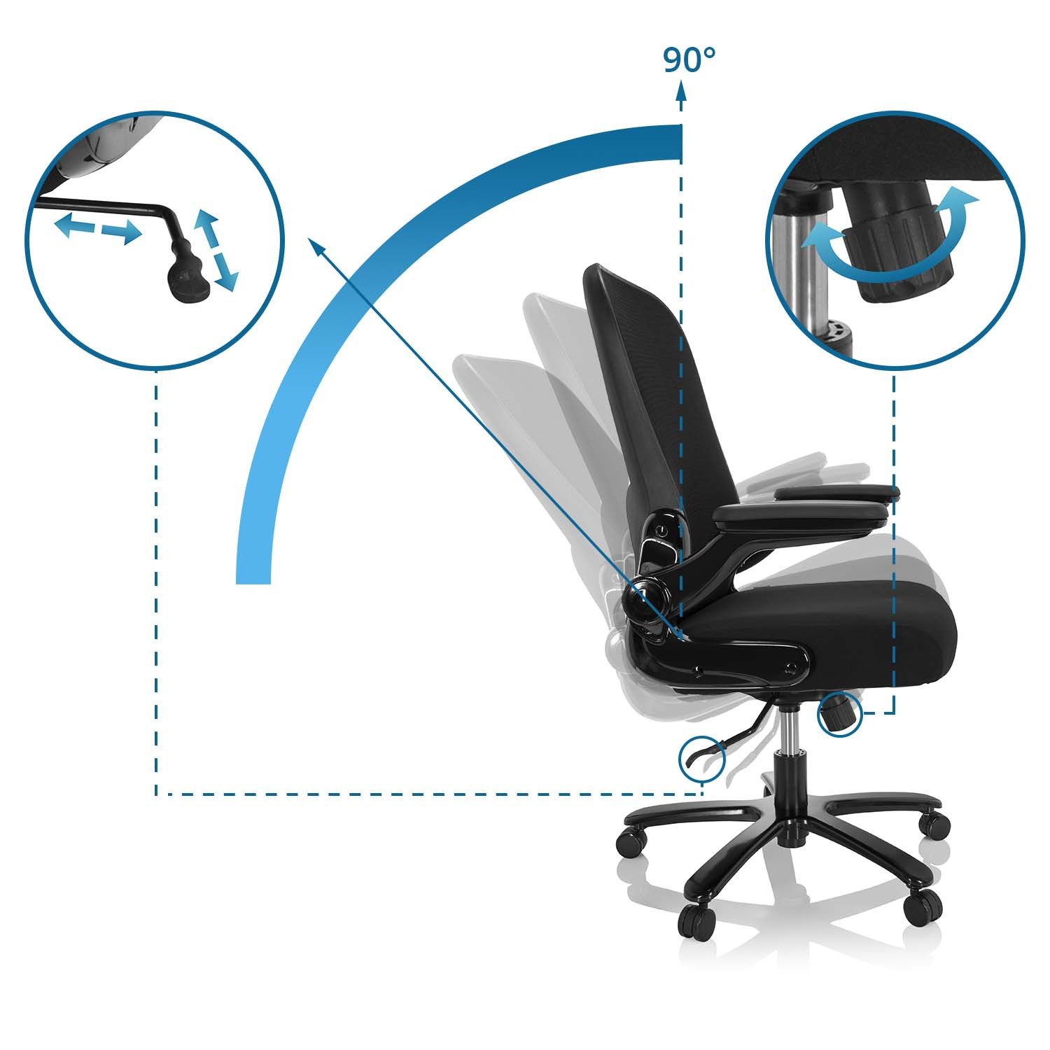 hjh OFFICE Drehstuhl XXL Drehstuhl INSTRUCTOR günstig online kaufen