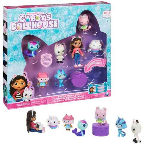 Spin Master Spielfigur Gabby's Dollhouse – Figuren Geschenkset (Gabby + 6 Katzen), (Set)