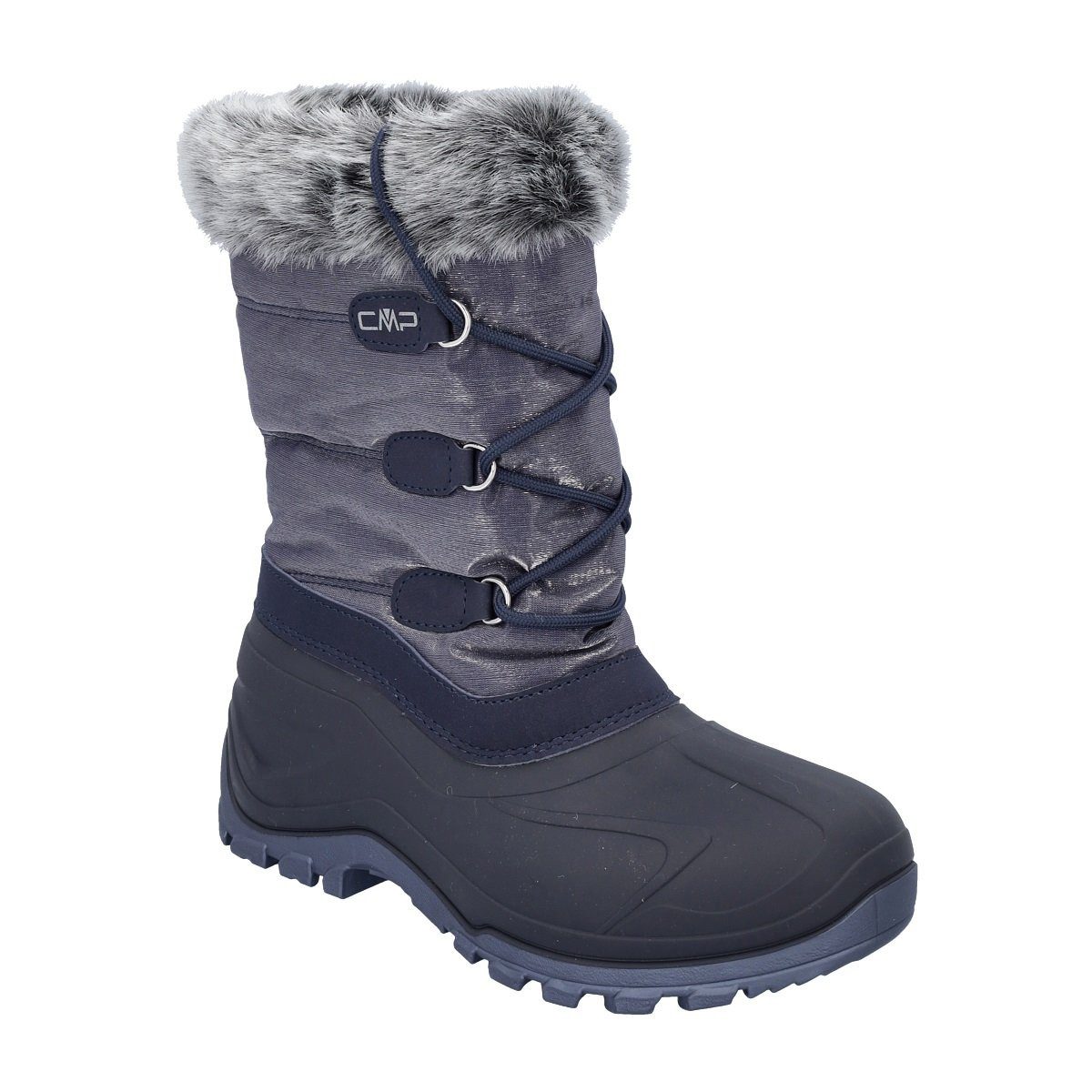 CMP Nietos Low Urban Style (Kunstpelzfutter, wasserdichter Überschuh) Winterstiefel