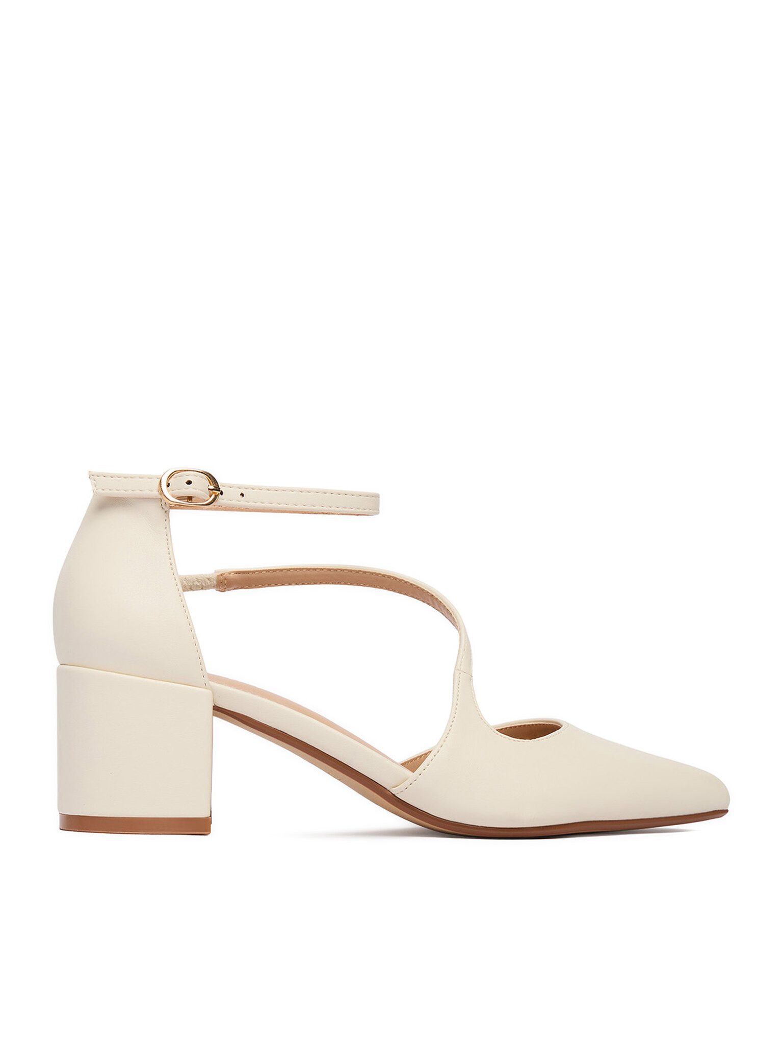 Jenny Jenny Damen Pumps Écru JENNY-CEO-PF484 01 Beige Pumps