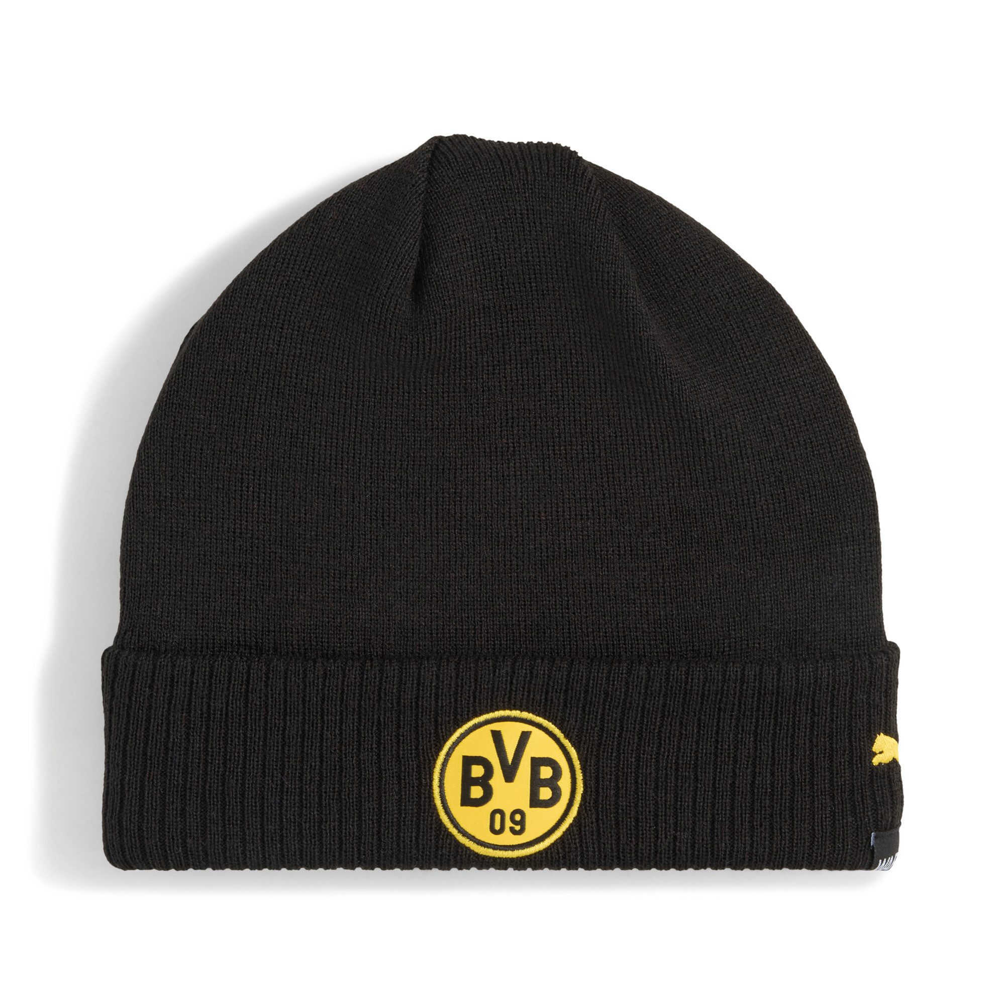 PUMA Strickmütze BVB ESS BEANIE unifarbenes Design, One Size