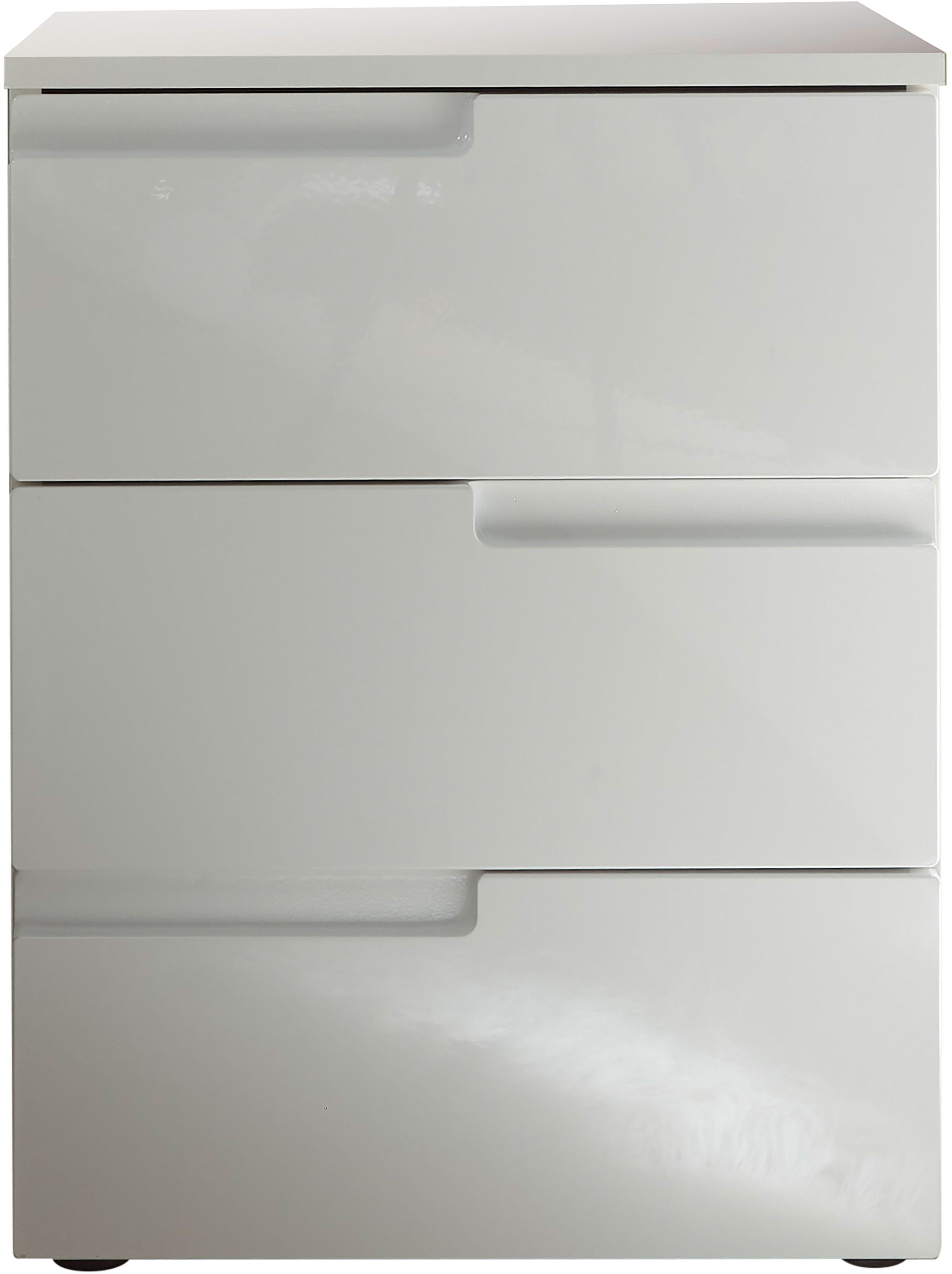 Schlafkontor Nachtkommode Spice Nachttisch, Nachtkonsole, Nachtkästchen, Ausfräsung als Griffmulde und optisches Highlight