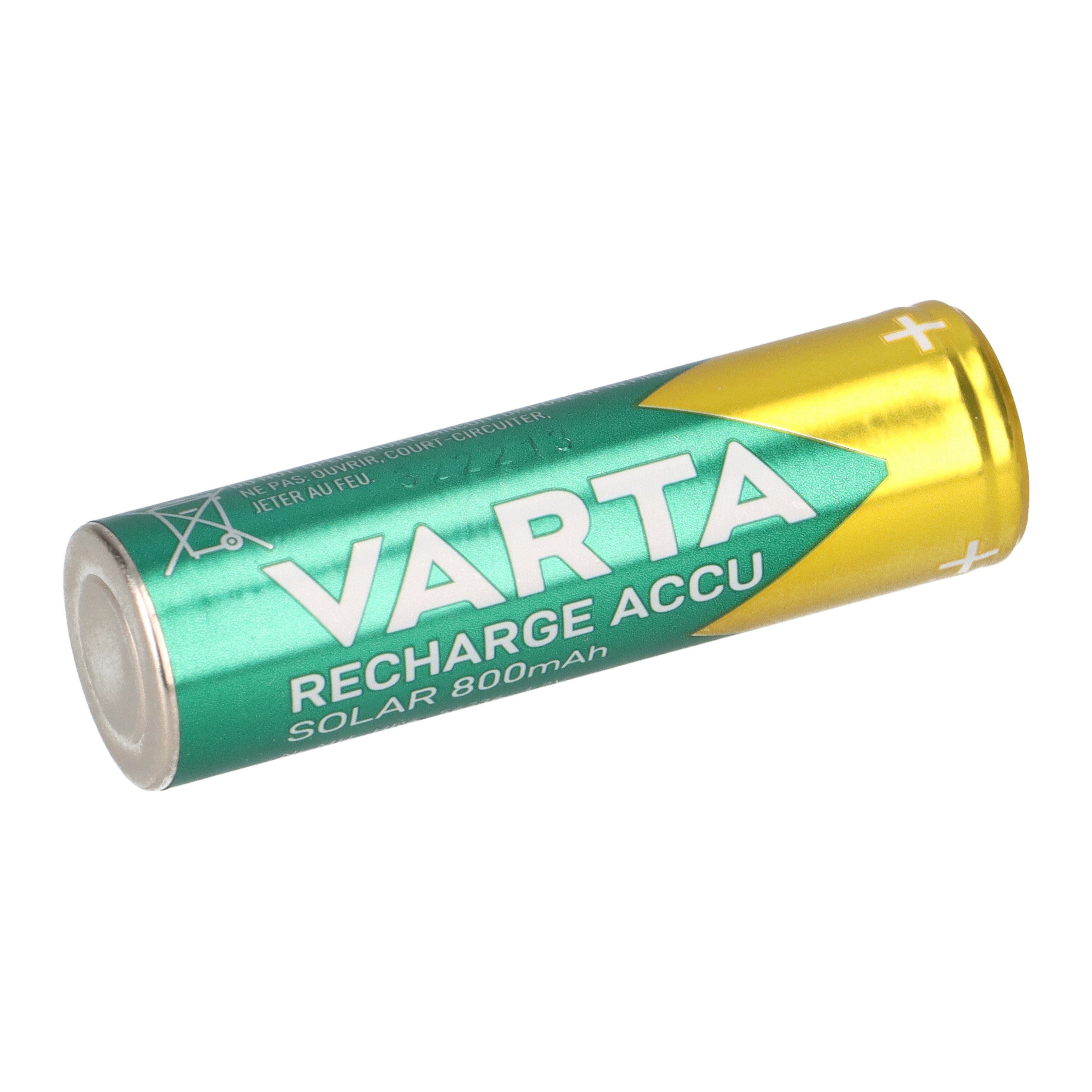 VARTA Varta Solar AA Mignon Akku Ni-MH 1,2V 800mAh 2er Blister Akku