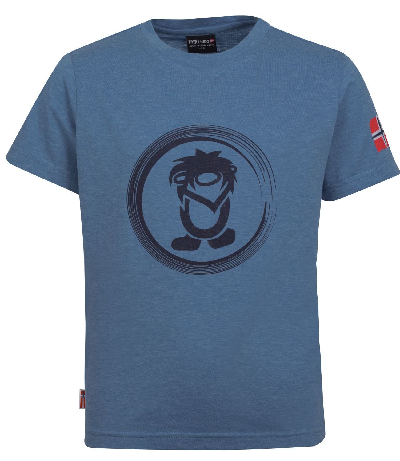 TROLLKIDS Französisch T-Shirt Trollfjord Blau