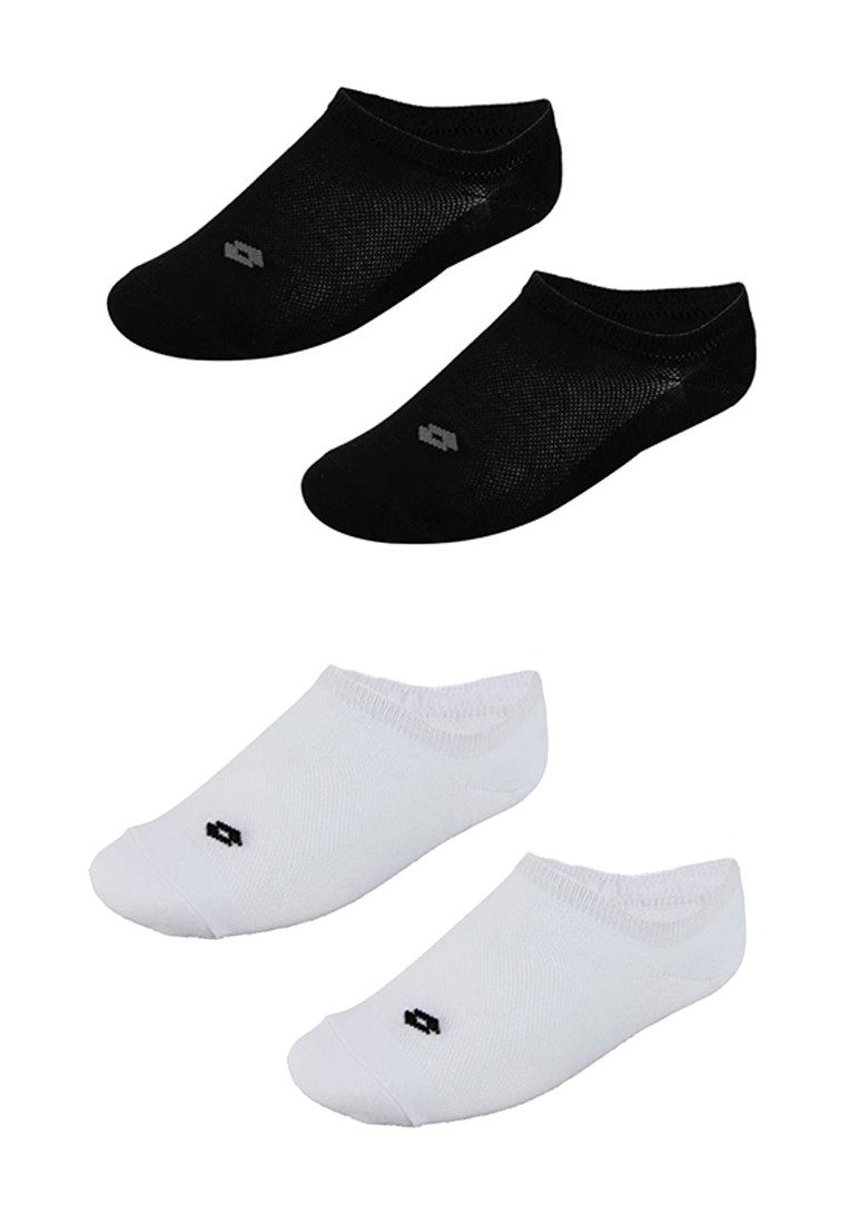 Sneakersocken Herren Füßlinge 4er Pack in Weiß, Schwarz oder Weiß u. Schwarz