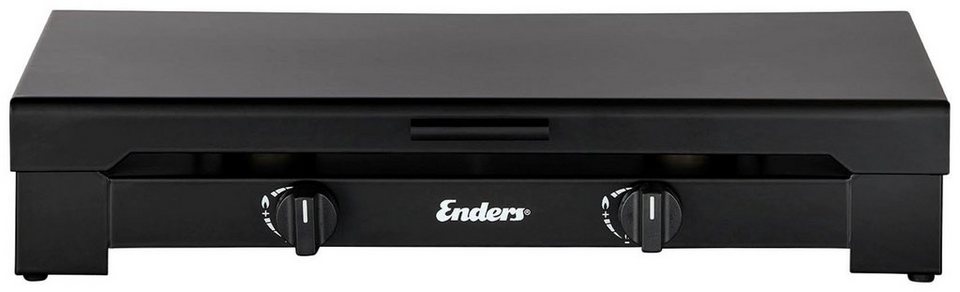 Enders® Gaskocher Campingkocher Dalgety Black 2, BxH: 49x9 cm, robuster,  verchromter und abnehmbarer Topfrost