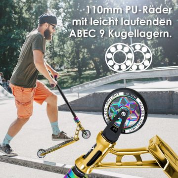 KESSER Scooter, Stuntscooter GT-Limit 360° Lenkung Funscooter Kickscooter Tretroller