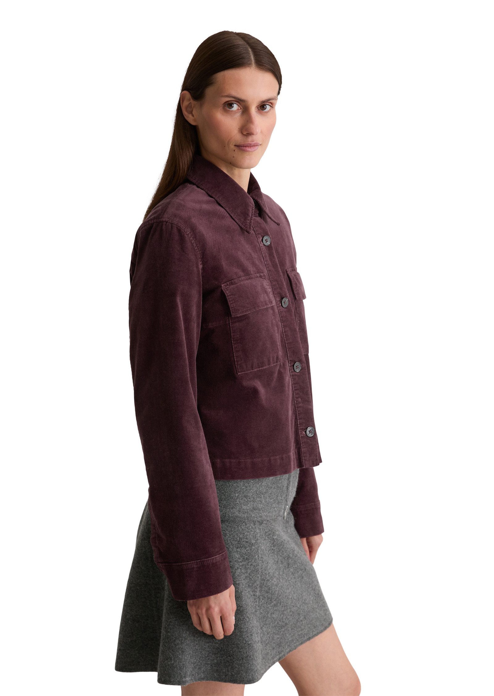 Marc O'Polo Kurzjacke aus Organic-Cotton-Viskose-Stretch günstig online kaufen