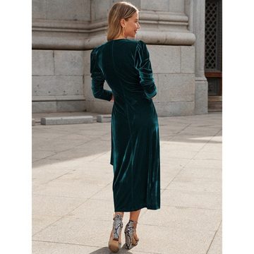 AFAZ New Trading UG Abendkleid Kleid Langarm Abendkleid Elegant Modekleid langer Rock