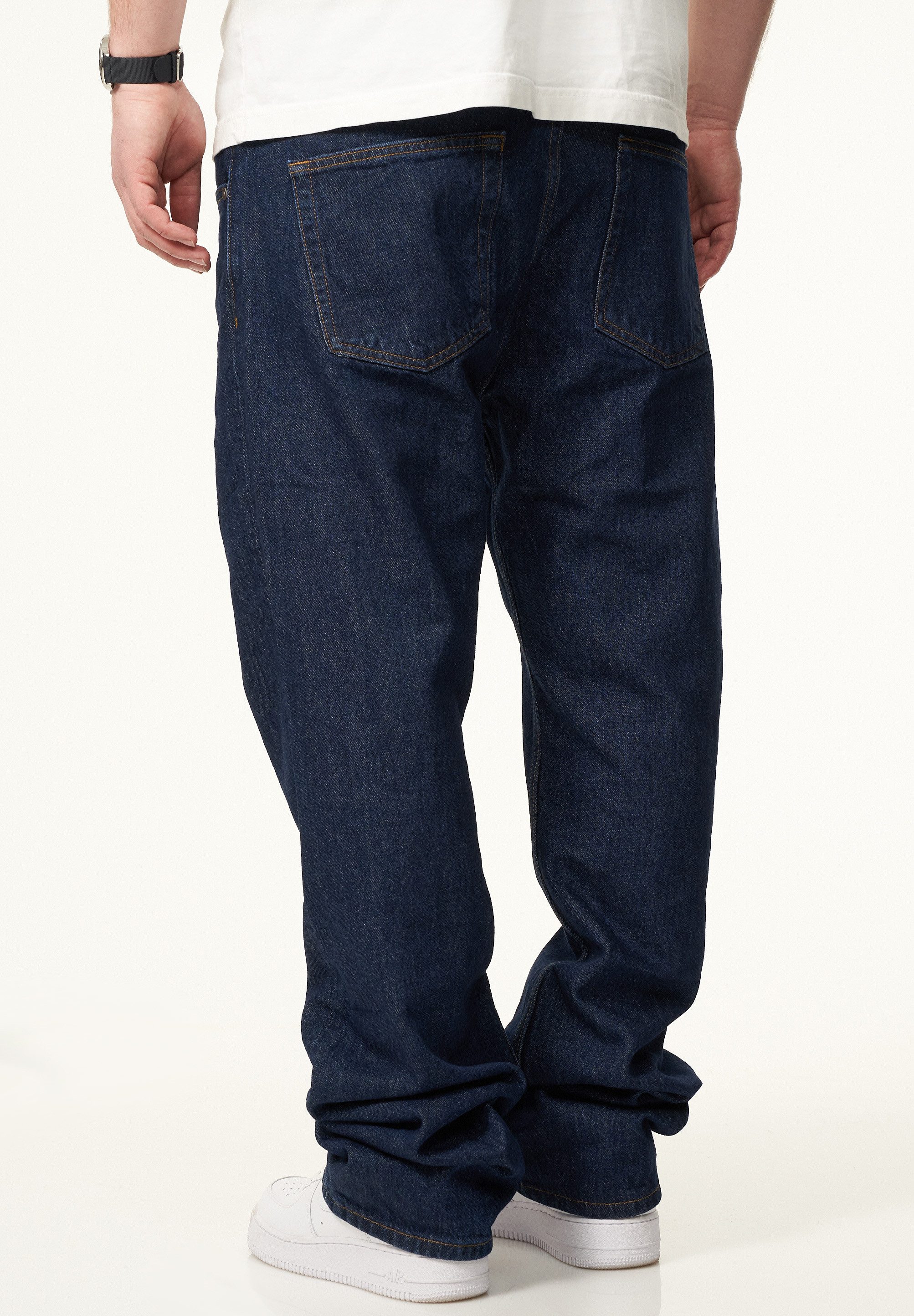 DAILY COTTON Straight-Jeans DCPARADERA Herren Lange Hose Jeans Ripped Straight-Fit