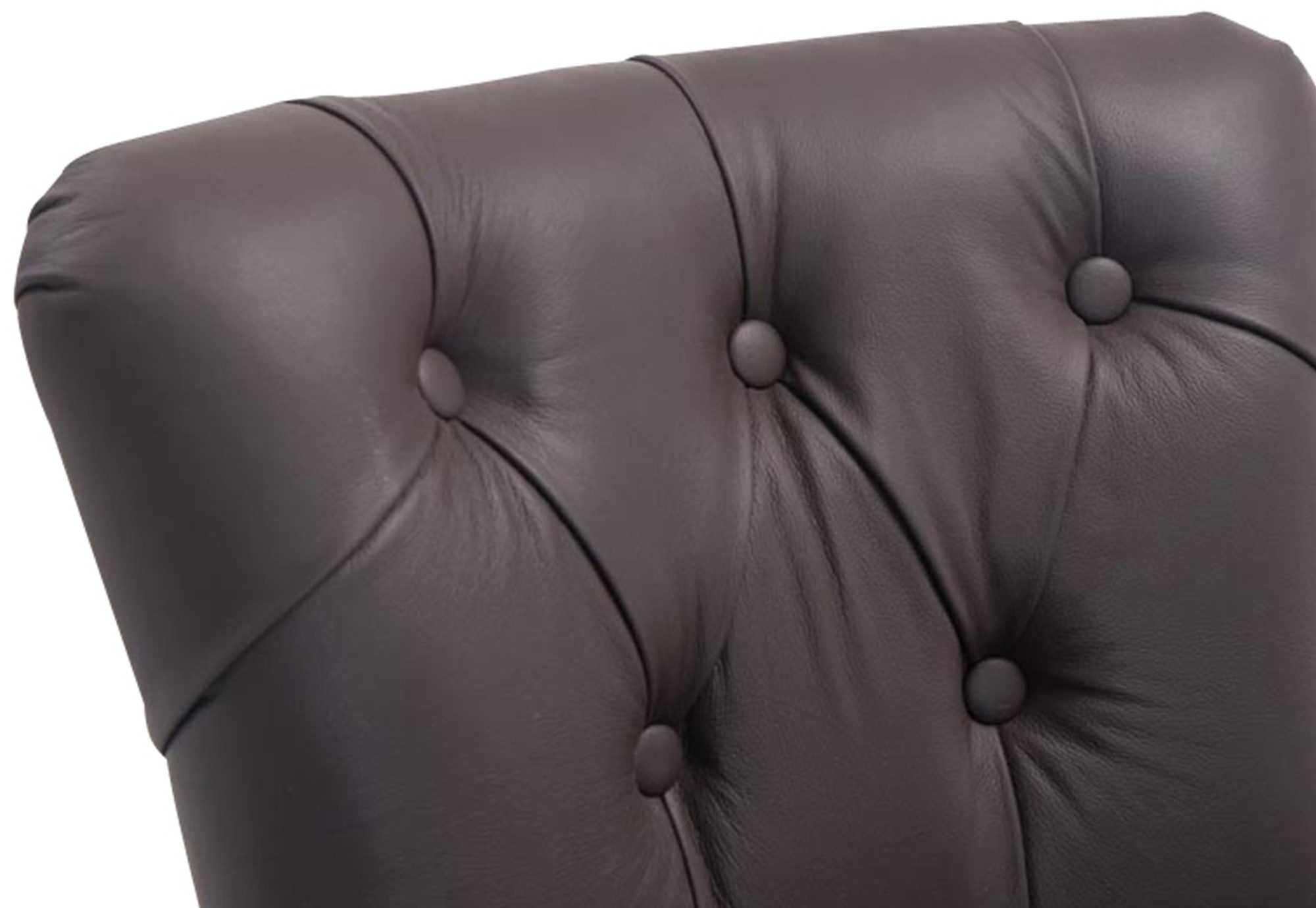 CLP Barhocker Lakewood Echtleder, gepolstert antik dunkel