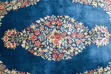 Wollteppich Rafsanjan Teppich handgeknüpft blau, morgenland, rechteckig, Höhe: 7 mm