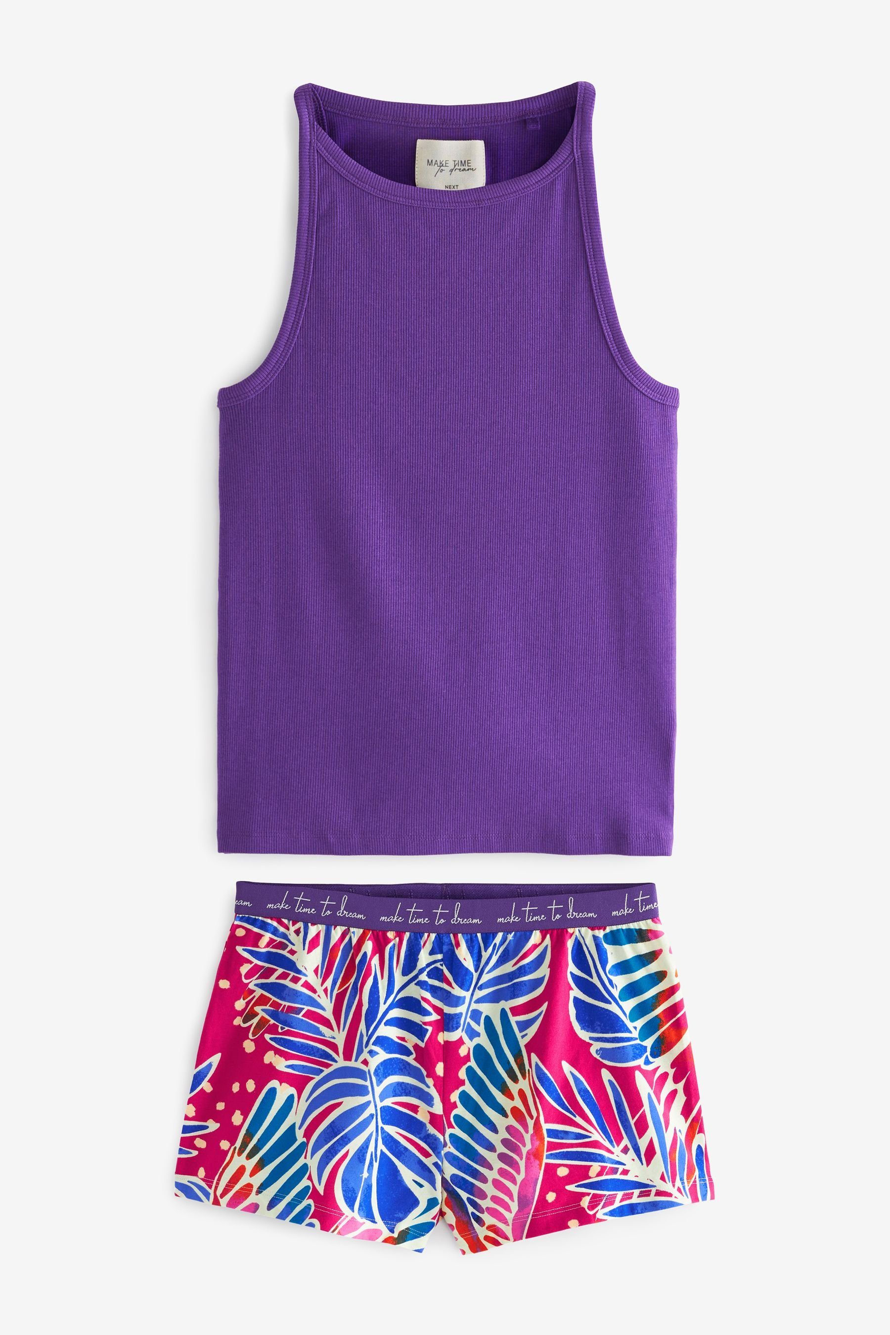 Next Pyjama Schlafanzug mit Trägertop und günstig online kaufen