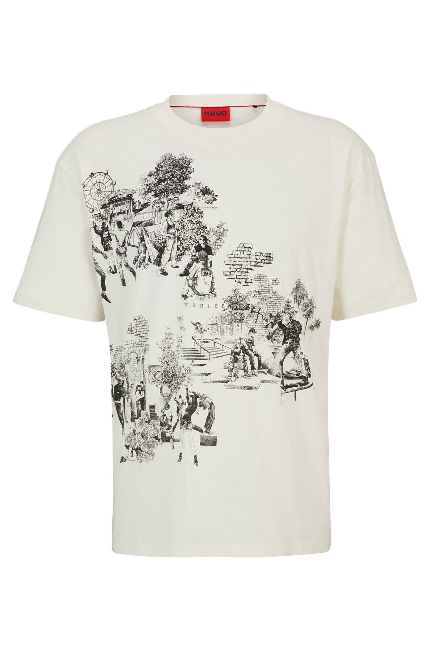 HUGO Herren (1-tlg) T-Shirt DOULE T-Shirt