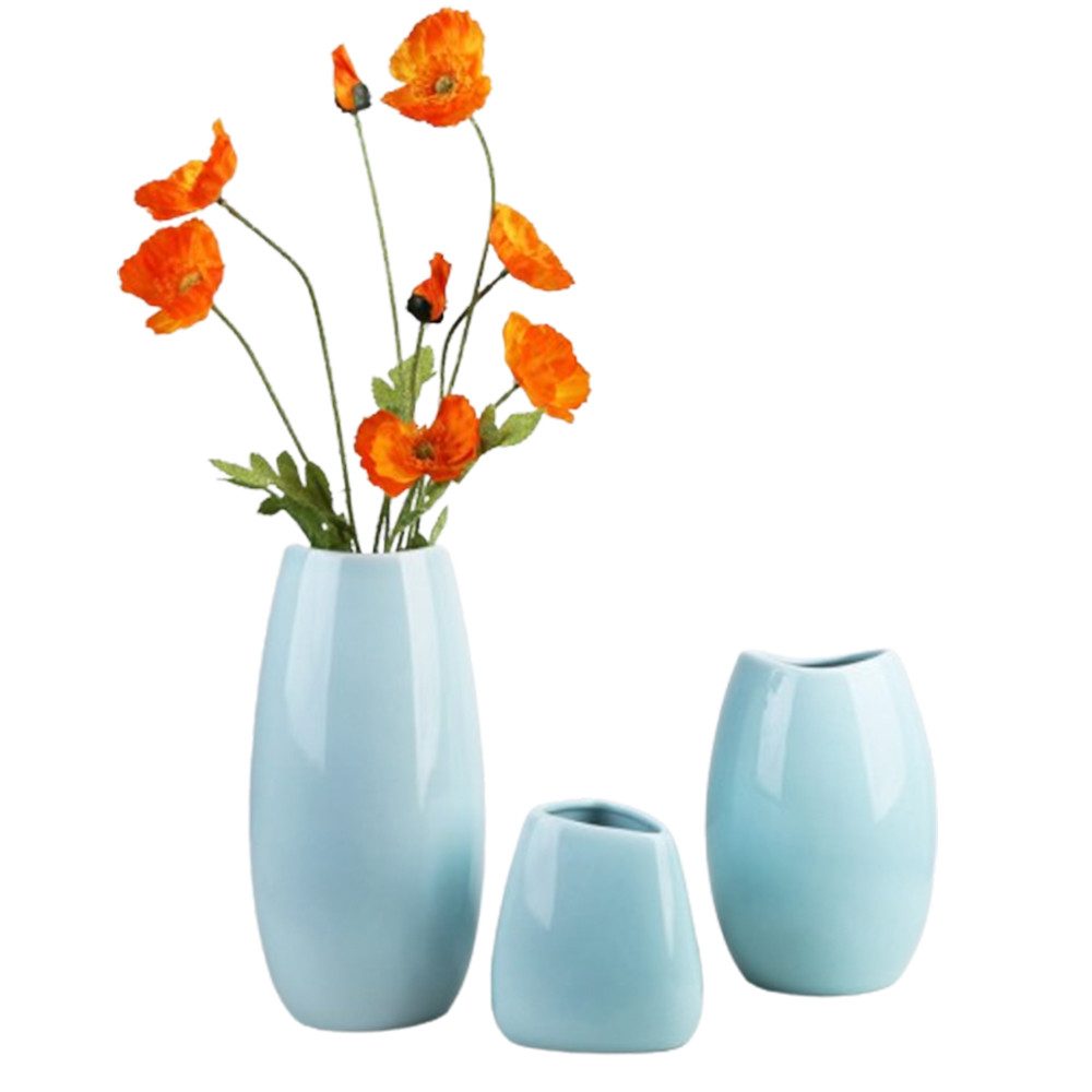 Dekovase Keramik Vasen Blumenvasen Moderne rustikale Bauernhaus Home Decor