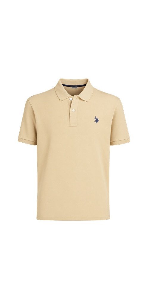 U.S. Polo Assn. Poloshirt US16147 (Baumwolle) beige Herren günstig online kaufen