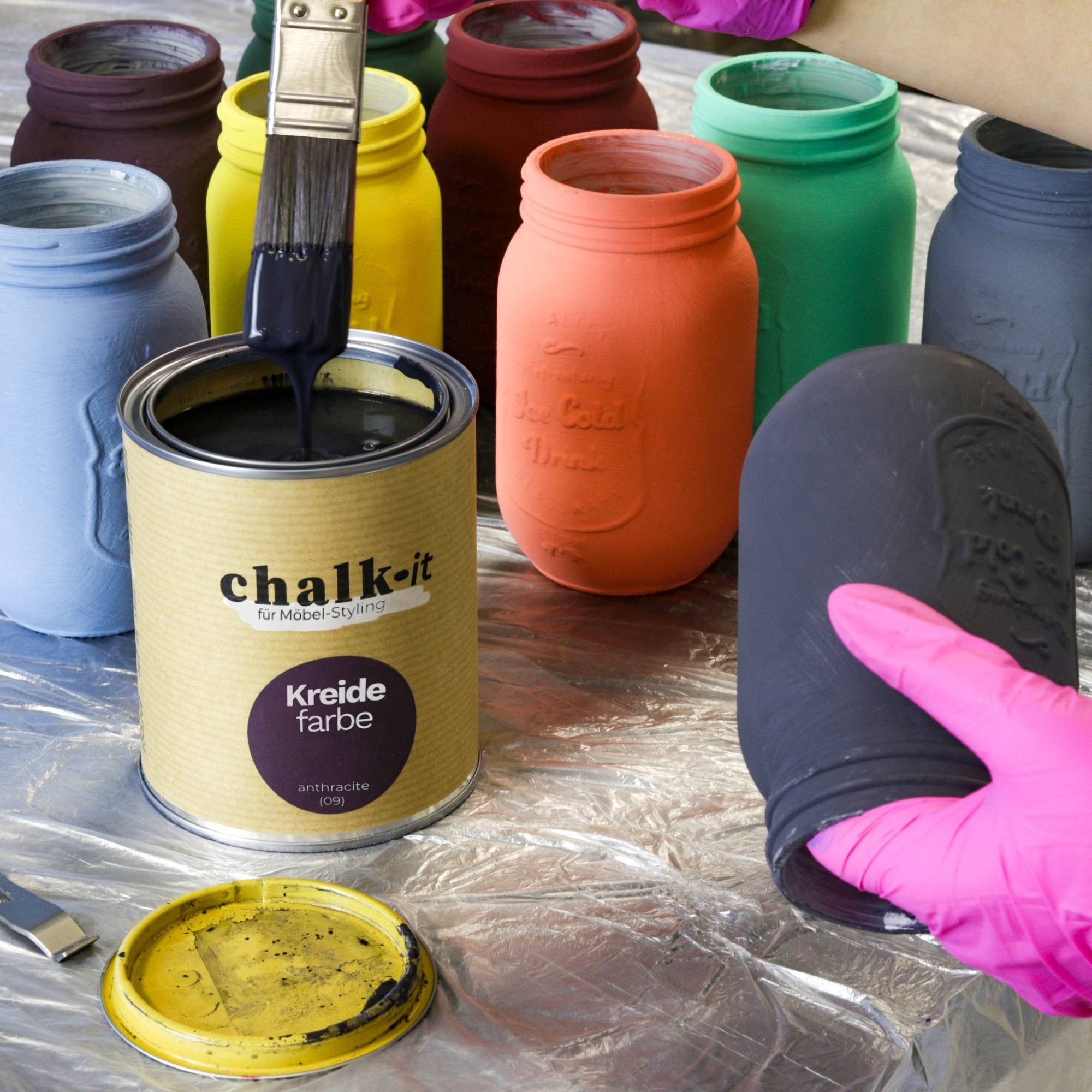 CHALK IT Kreidefarbe Chalk-it Kreidefarbe (20) Sea Waves 0,75L
