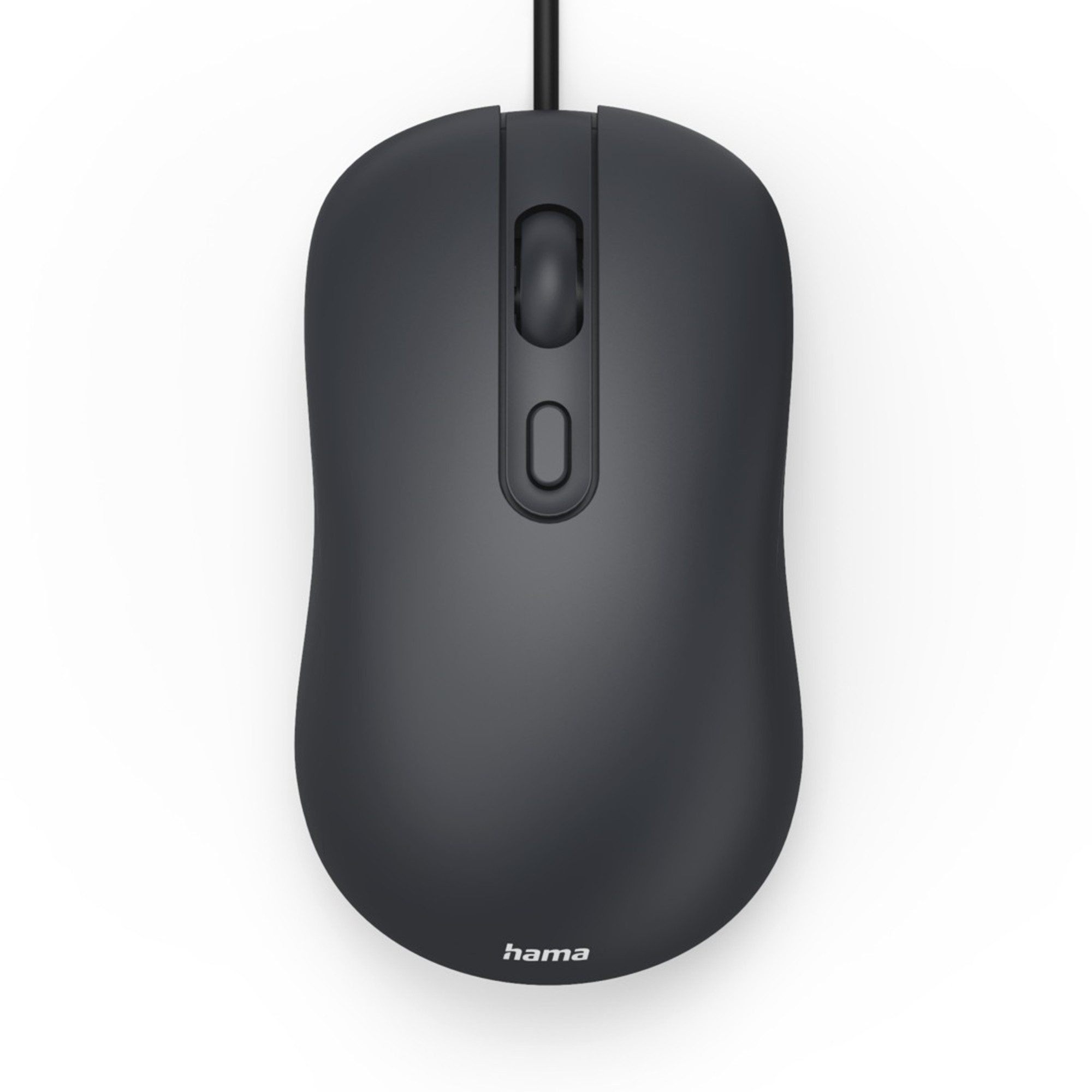 Hama CM-200, 4 Tasten, kabelgebunden, schwarz Maus