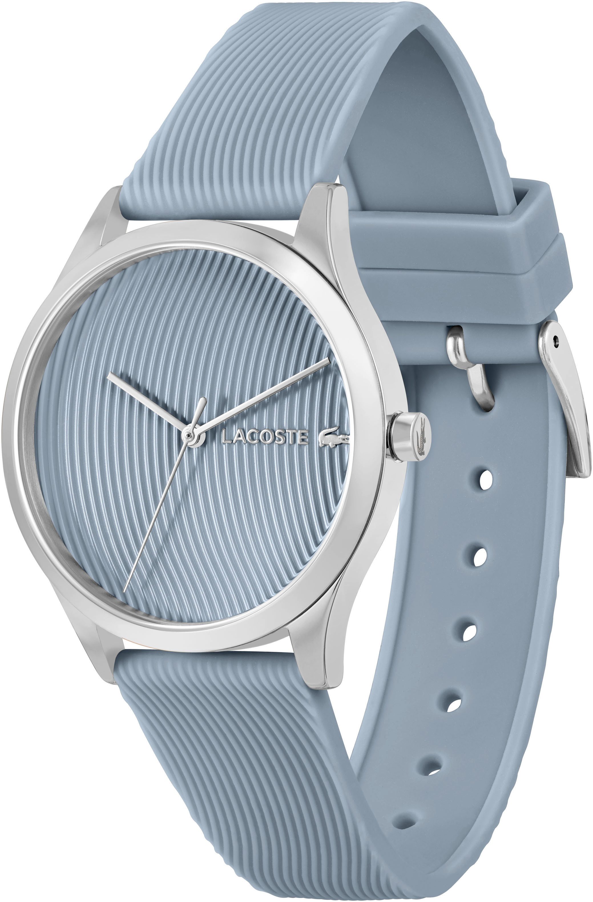 Lacoste Quarzuhr FALDA 2001352, Armbanduhr, Damenuhr, Mineralglas, analog, Silikonarmband