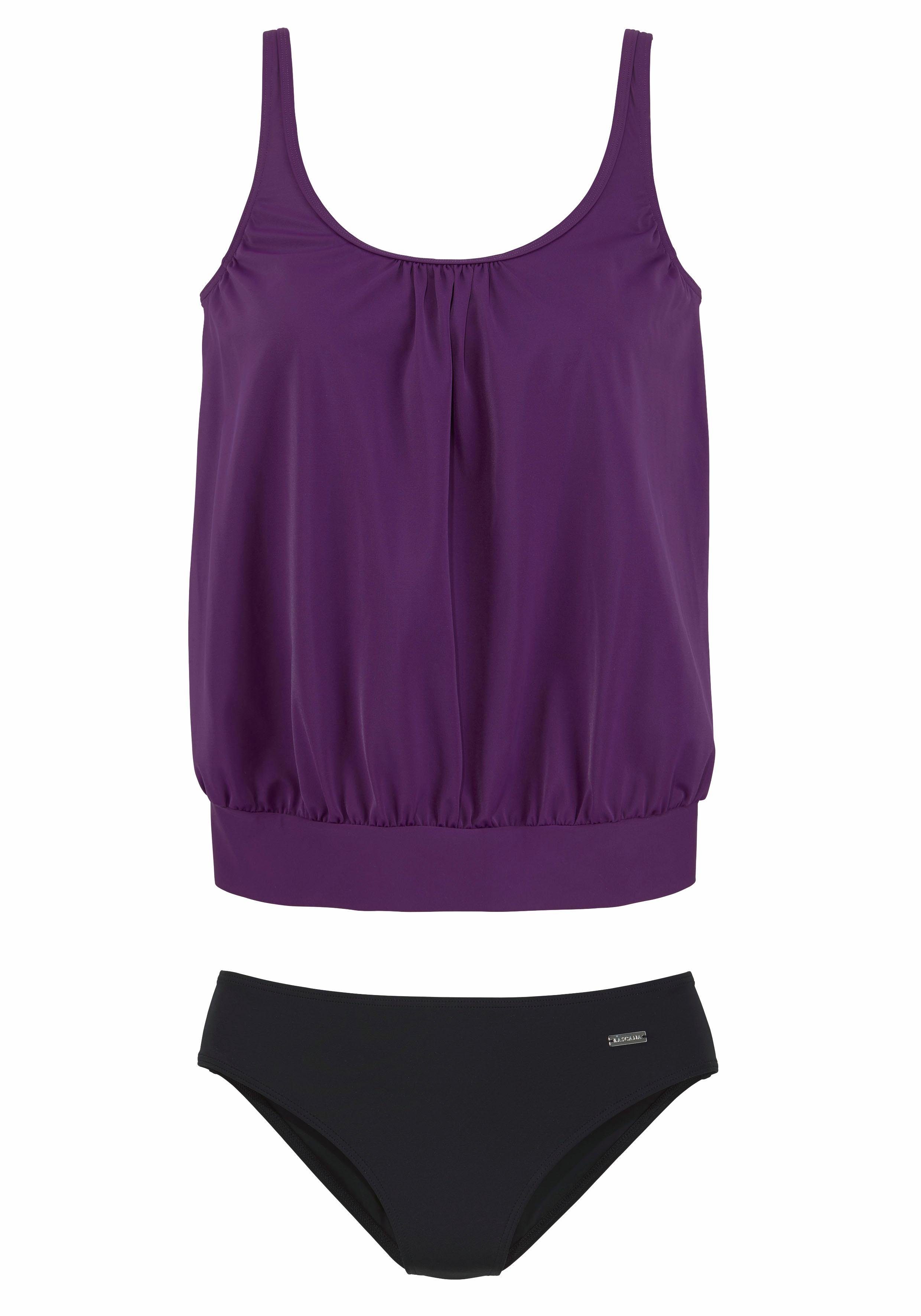 LASCANA Oversize-Tankini Miederverstärkung am Cup, Unterbrustgummi rundum, verstellbare Träger mehr