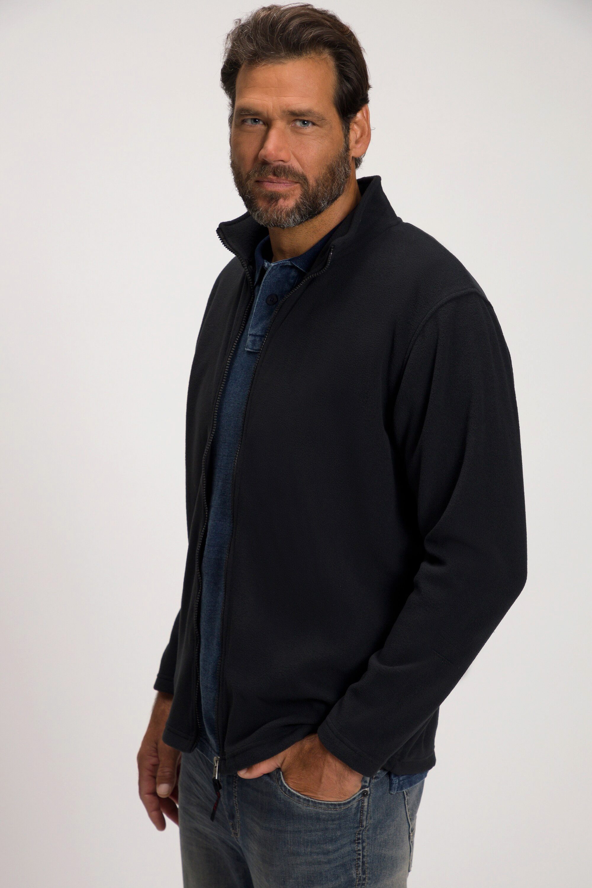 JP1880 Fleecejacke bis 7 XL Fleece Jacke Sweat-Jacke Stehkragen günstig online kaufen