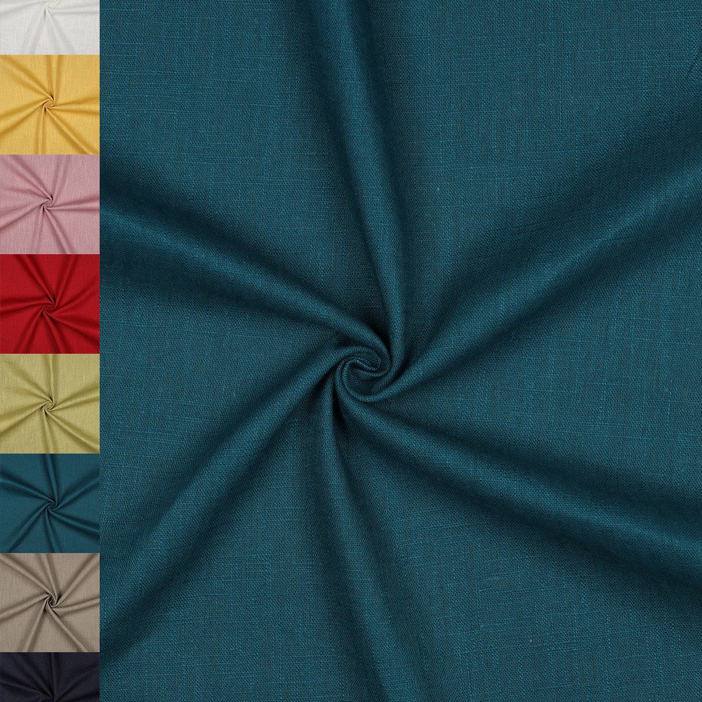 MAGAM-Stoffe Stoff "Julia", Leinenstoff aus 100% Leinen ÖKO-TEX Meterware ab 50cm