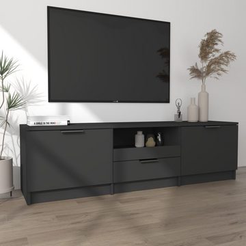 furnicato TV-Schrank Schwarz 140x35x40 cm Holzwerkstoff