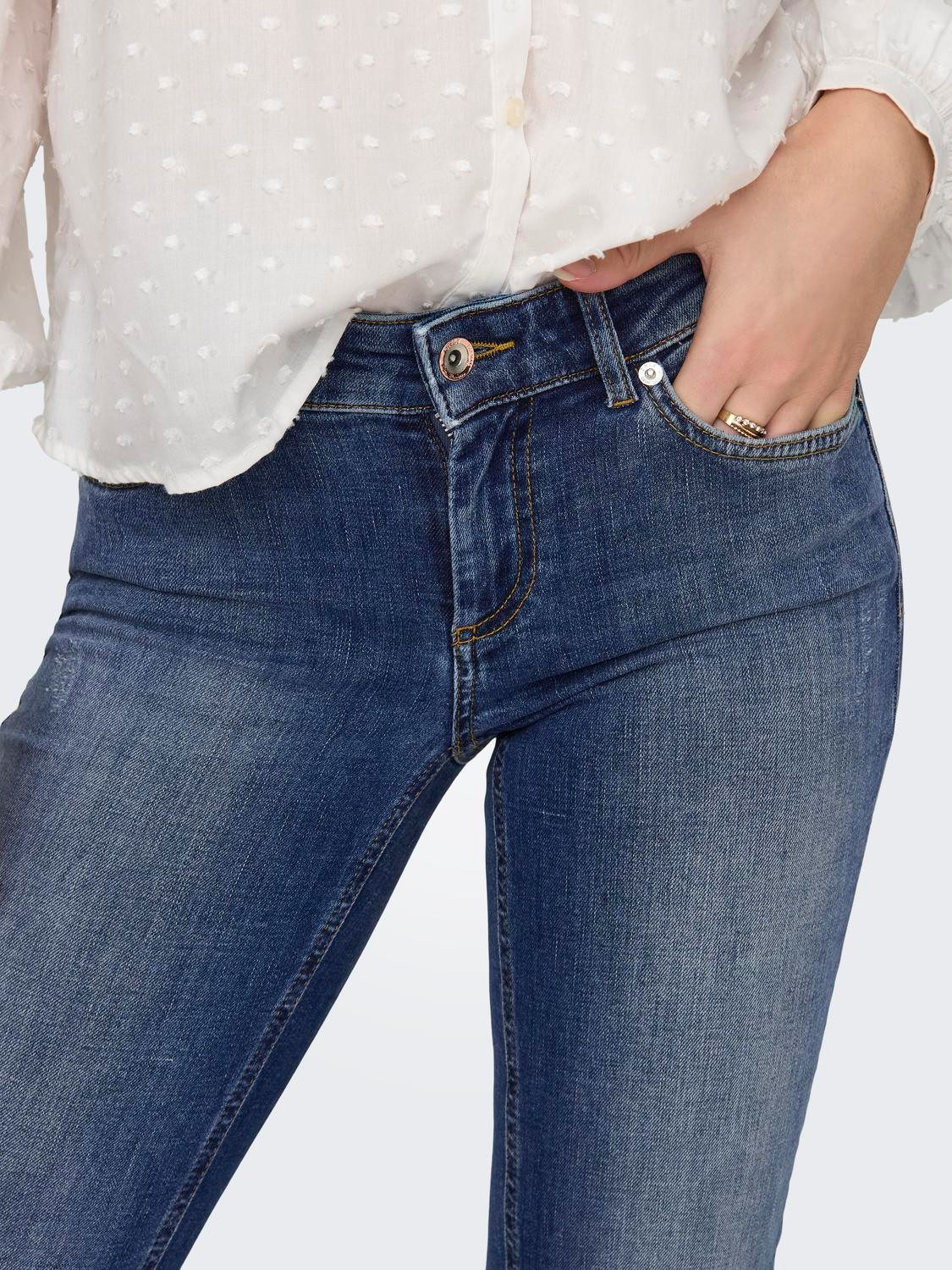 ONLY Bootcut-Jeans ONLBLUSH LW FLARED DNM günstig online kaufen